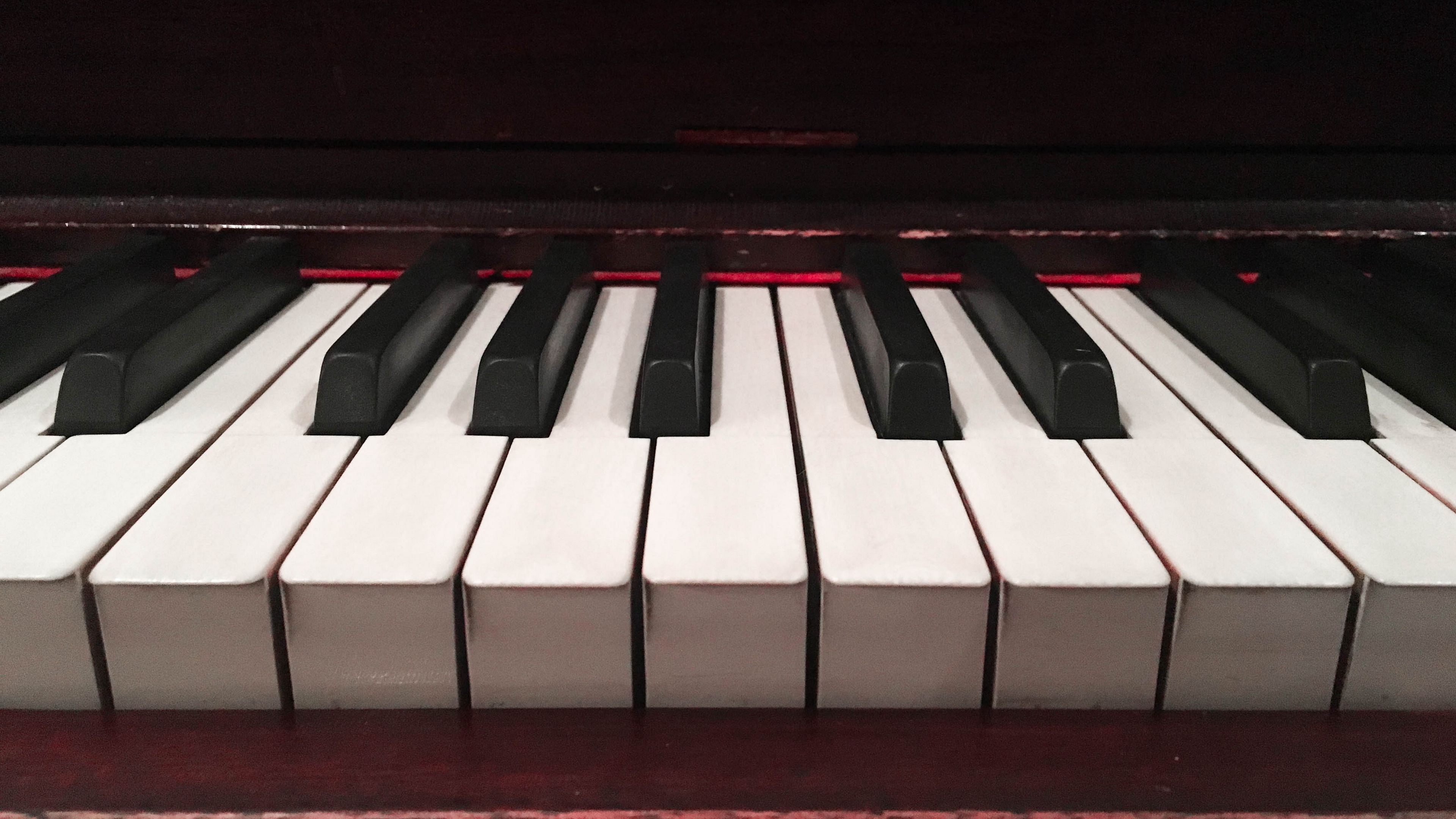 pianos, keys, musical instrument, 4k, HD Wallpaper