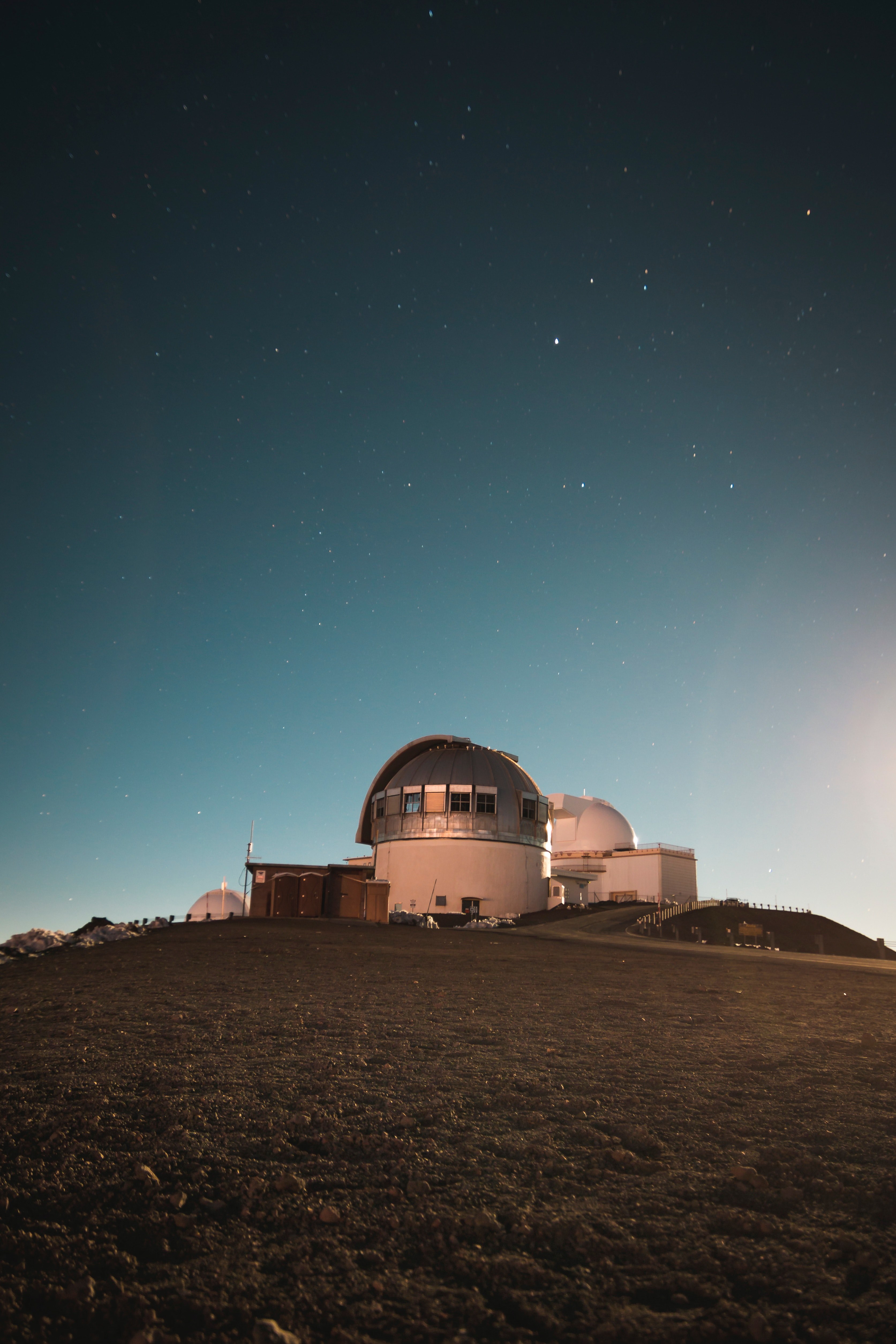 building dome stars and blue hd, 4k, Phone HD Wallpaper