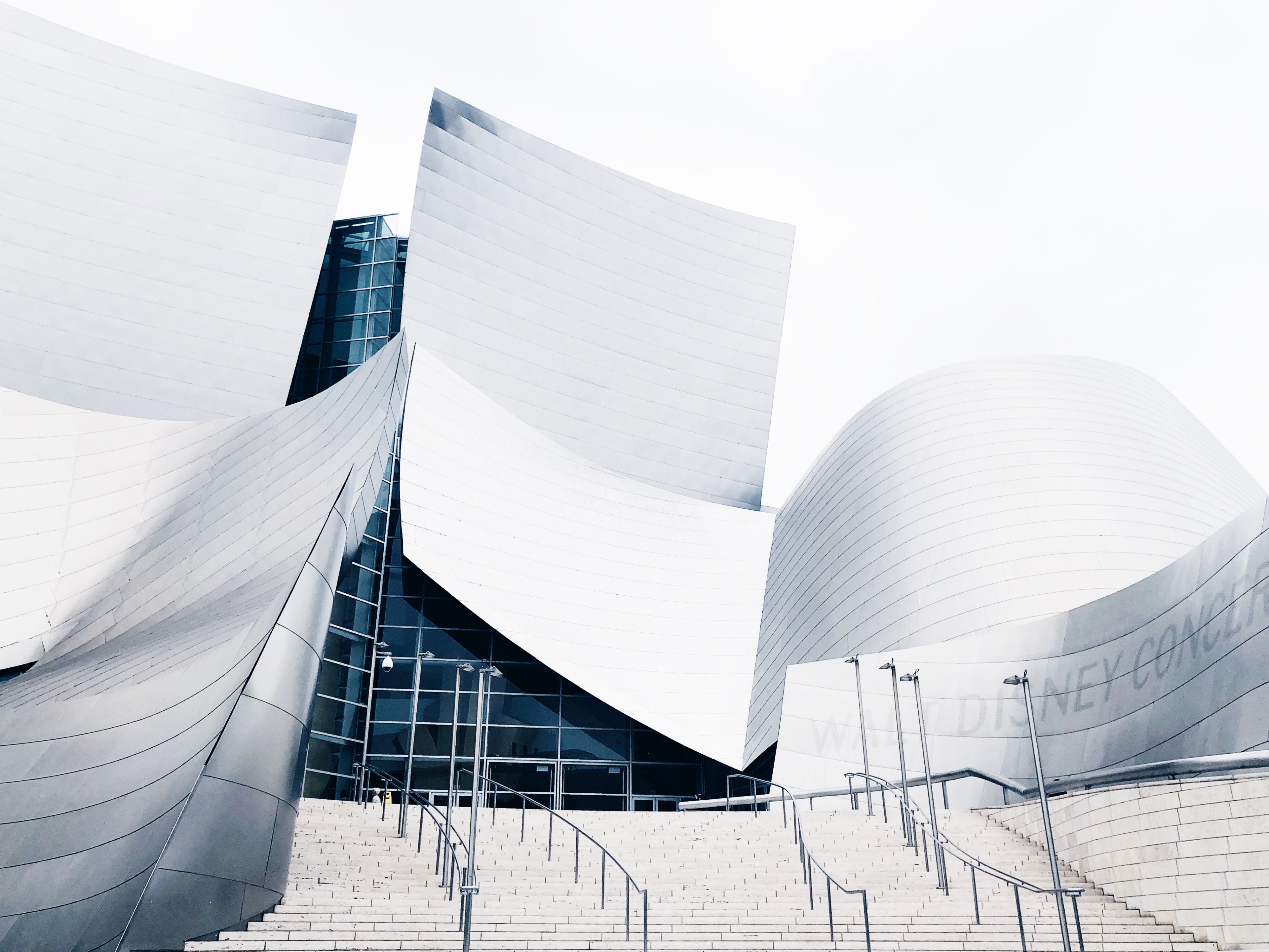 building architecture structure and steps 4k, HD Wallpaper