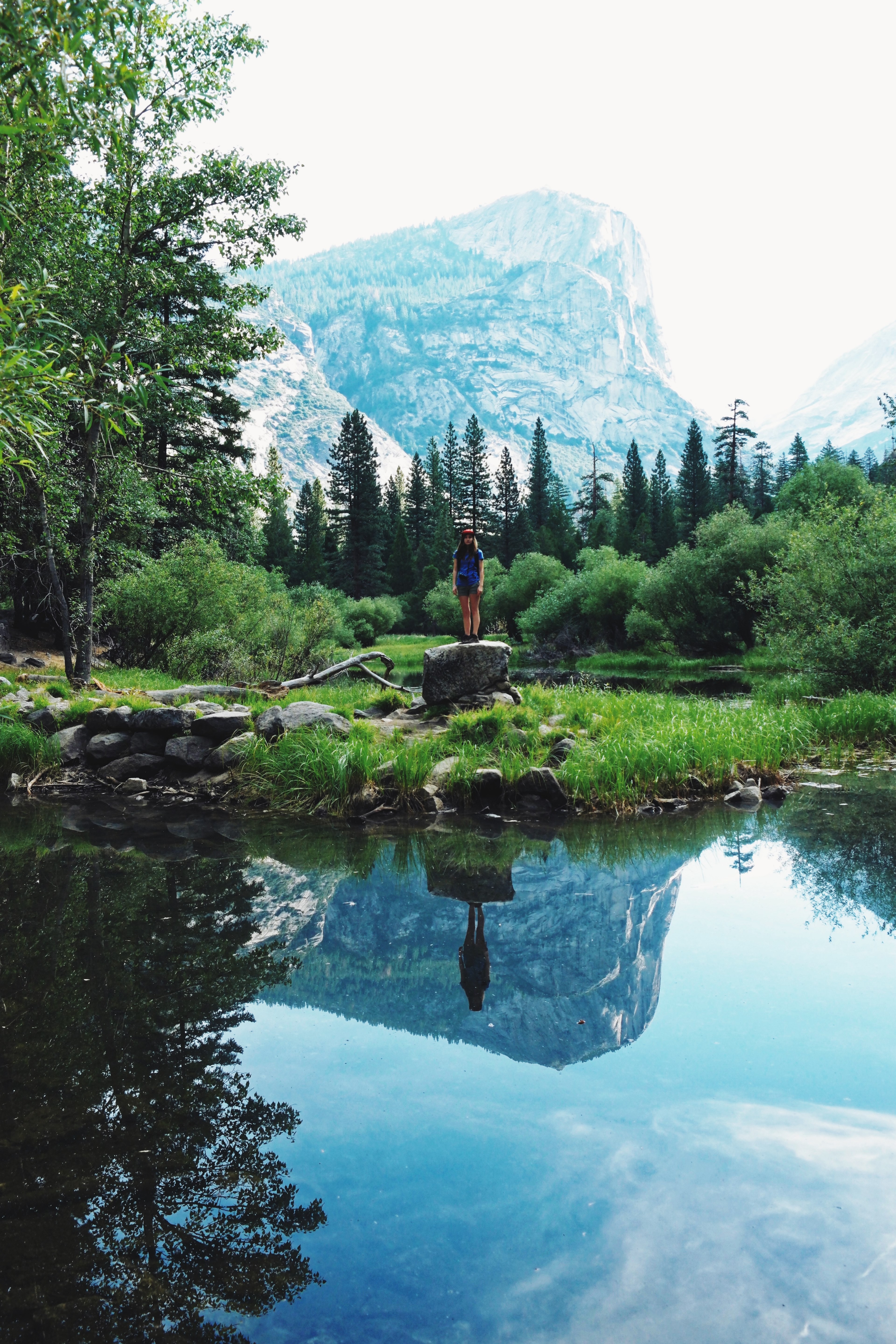 californium mirrorlake and yosemite hd, 4k, Phone HD Wallpaper