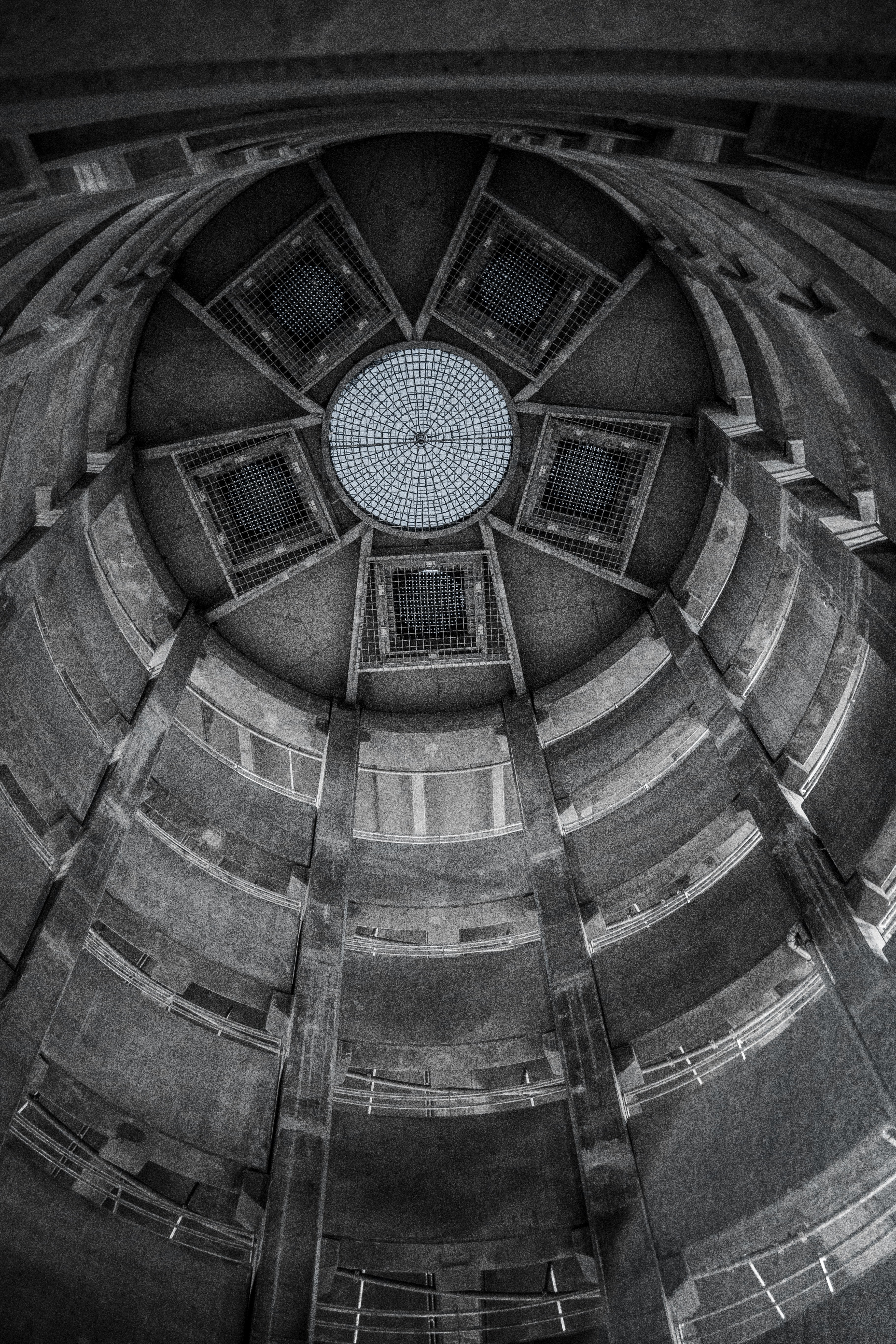copenhagen concrete and carpark hd, 4k, Phone HD Wallpaper