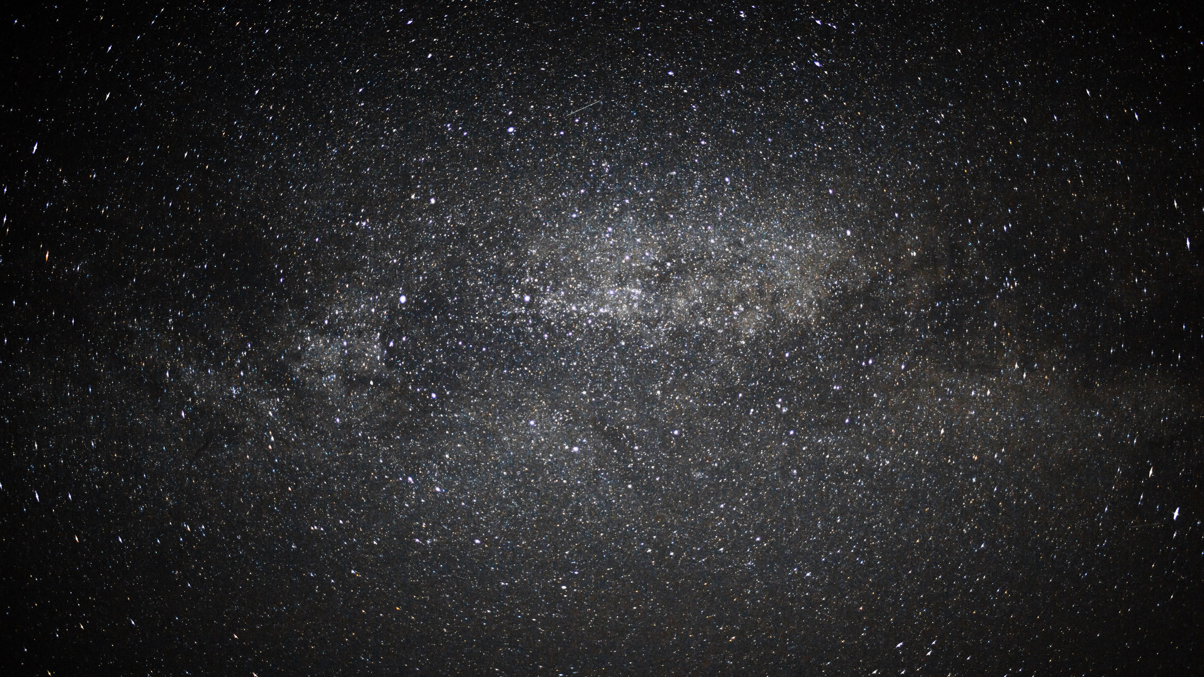 starry sky, night, glitter, 4k, HD Wallpaper