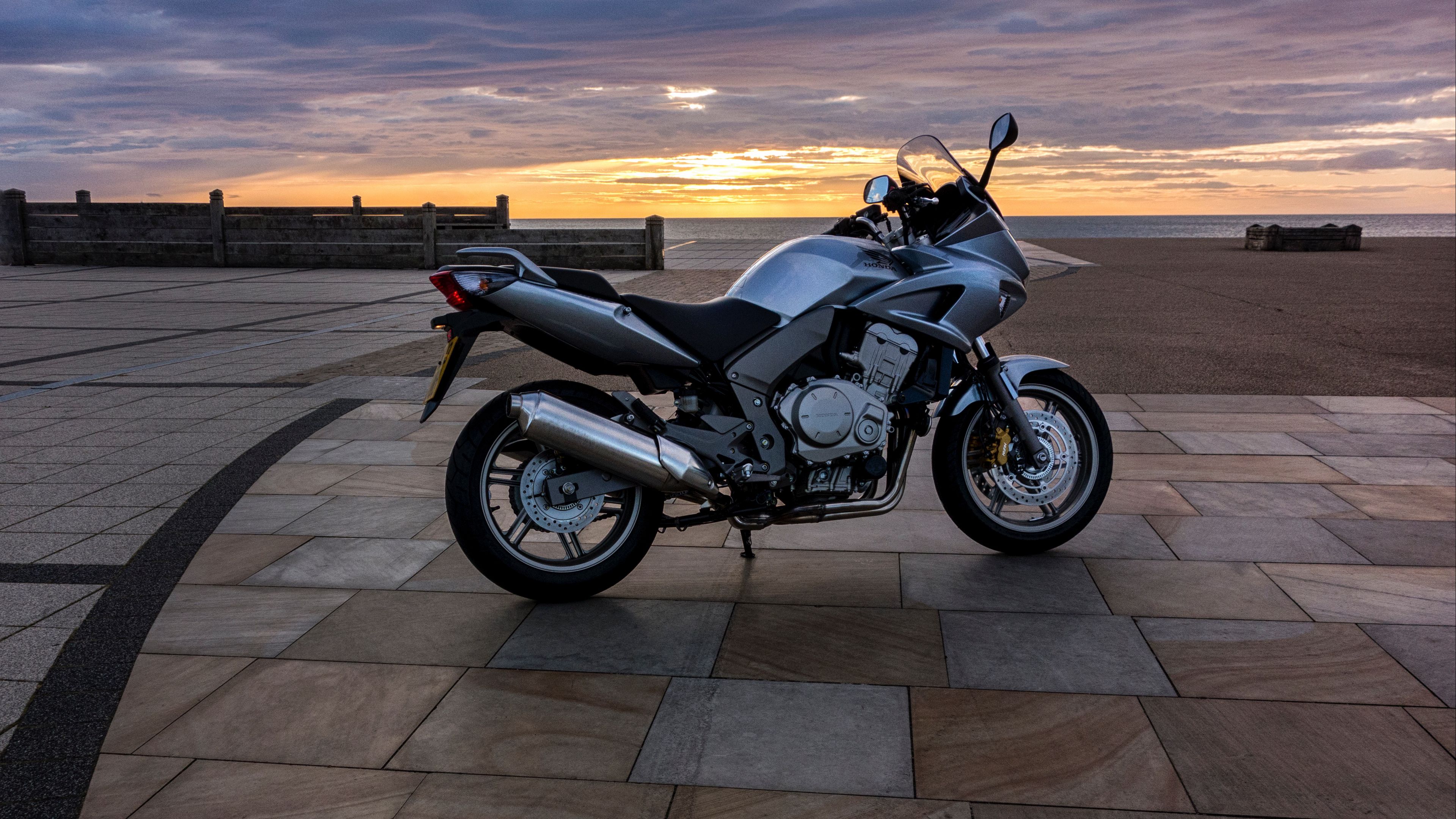 motorcycle, side view, sport, 4k, HD Wallpaper