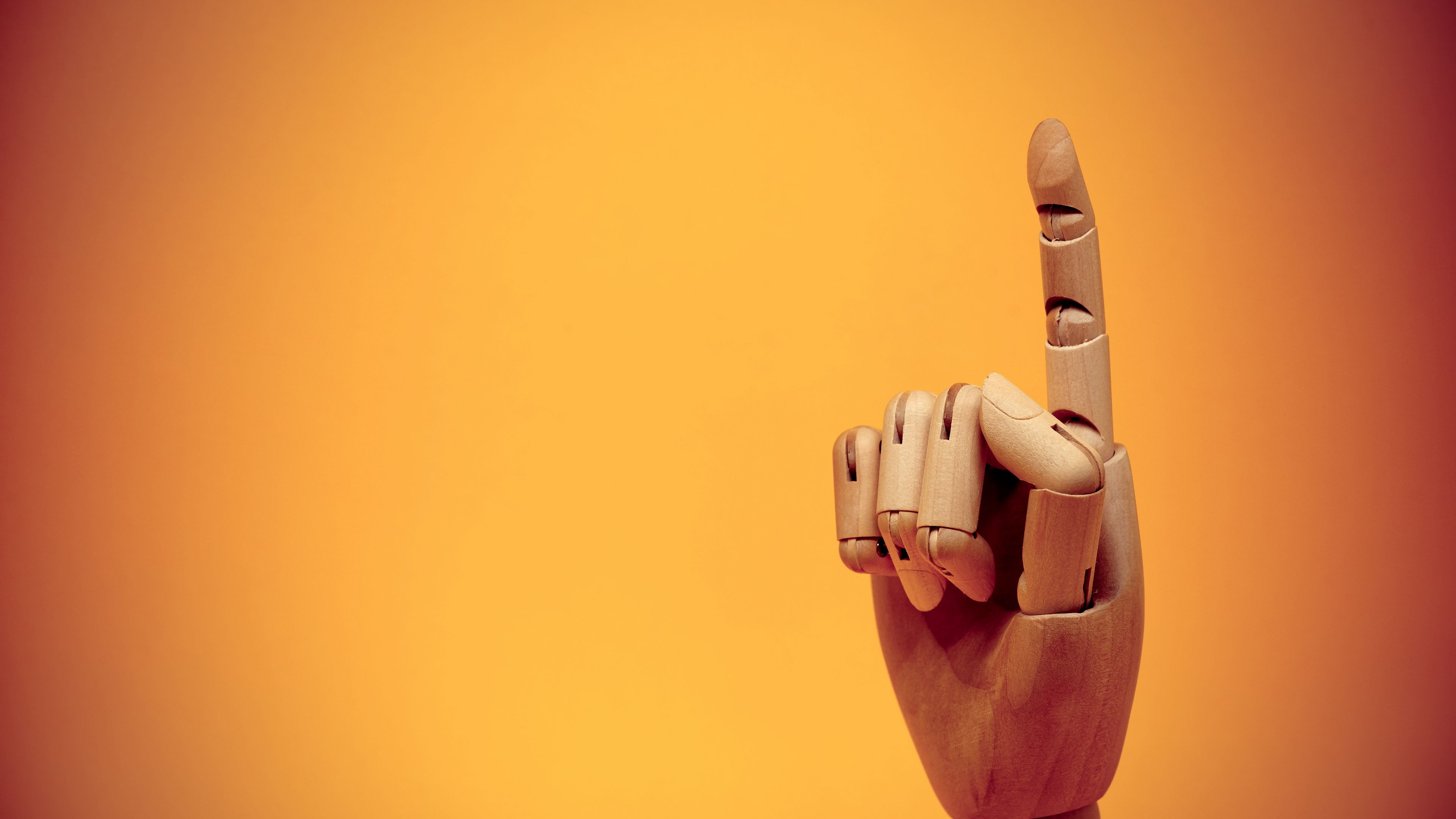 finger, index finger, gesture, 4k, HD Wallpaper