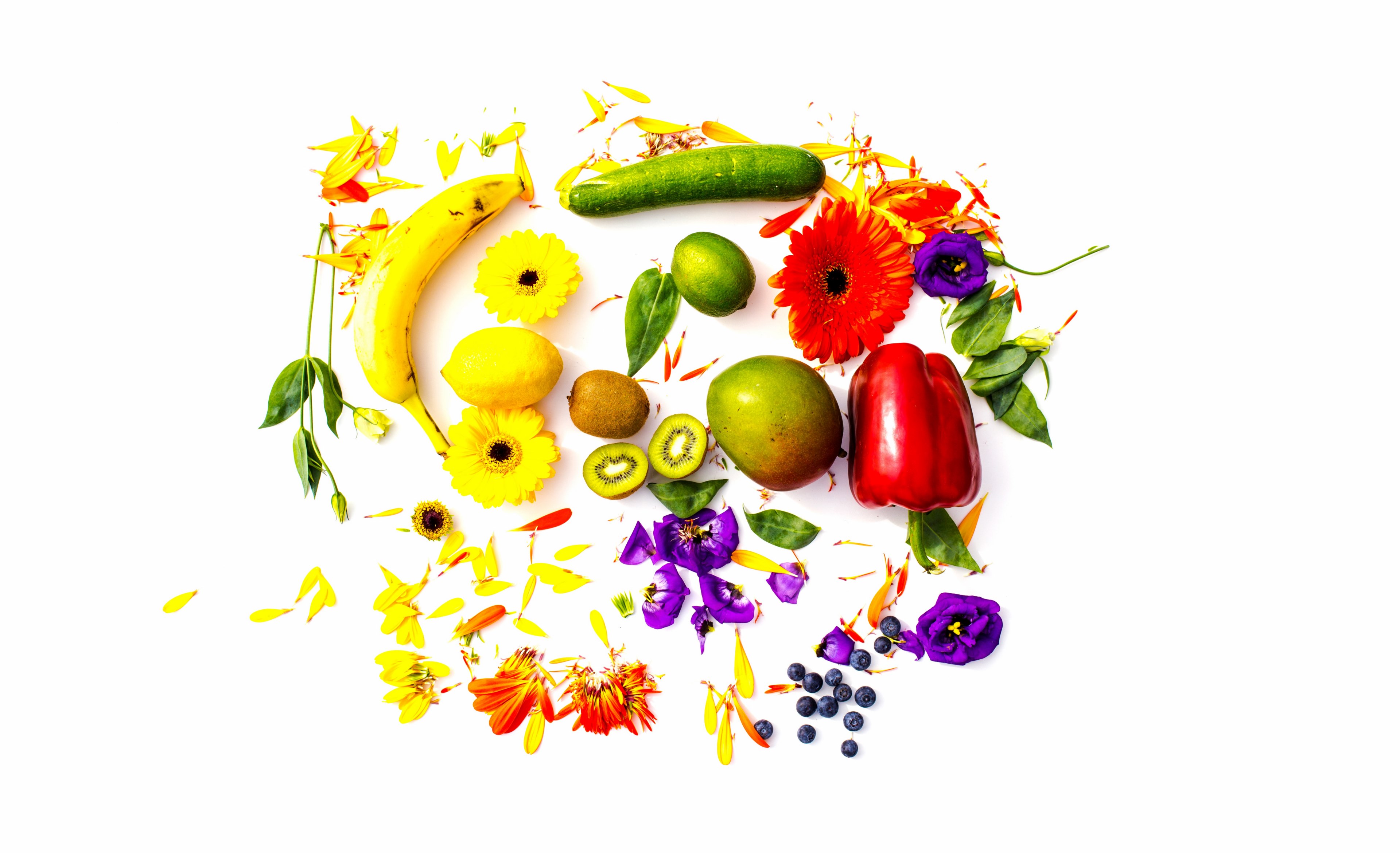fruit explosion 4k, HD Wallpaper