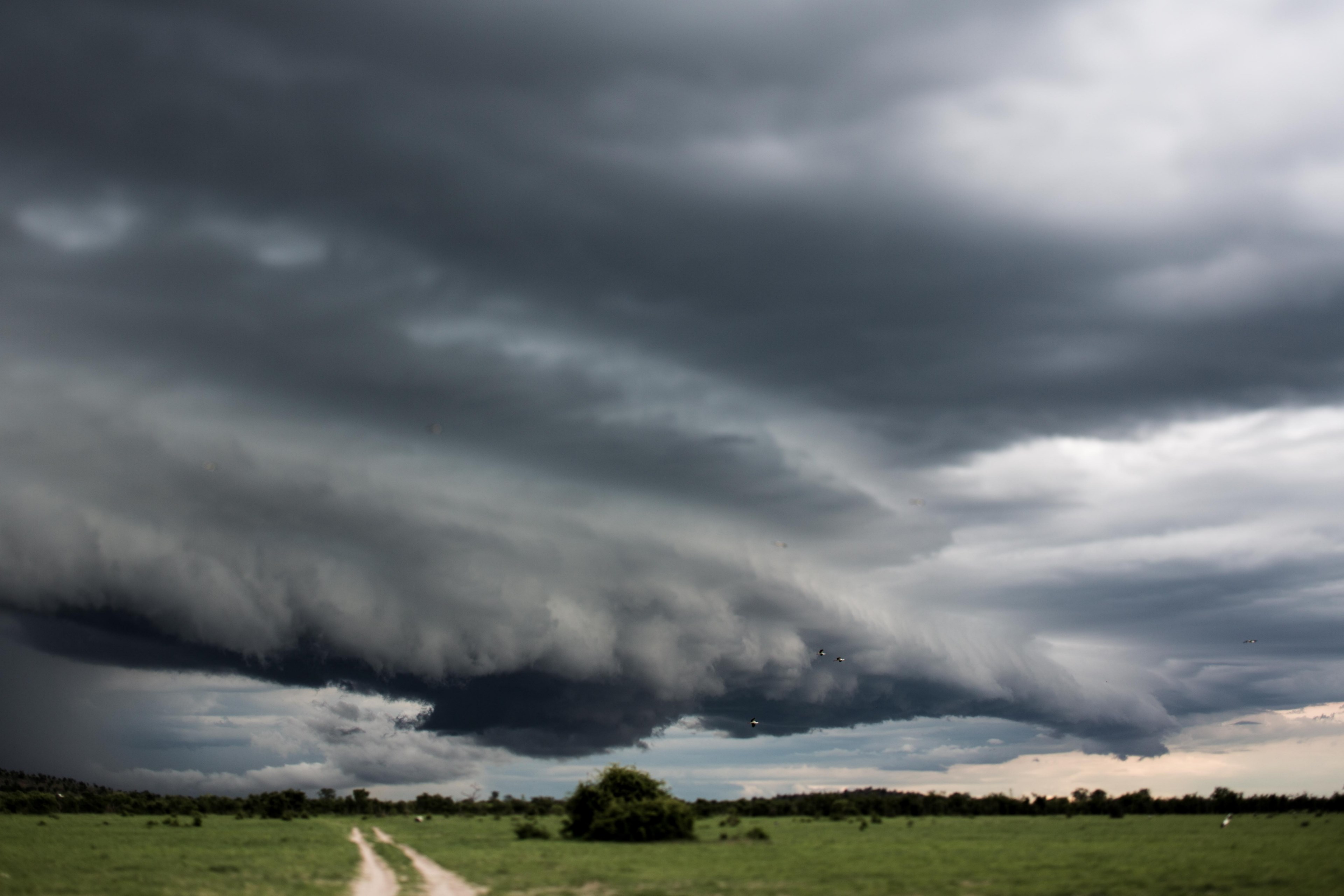 storm rolling in 4k, HD Wallpaper