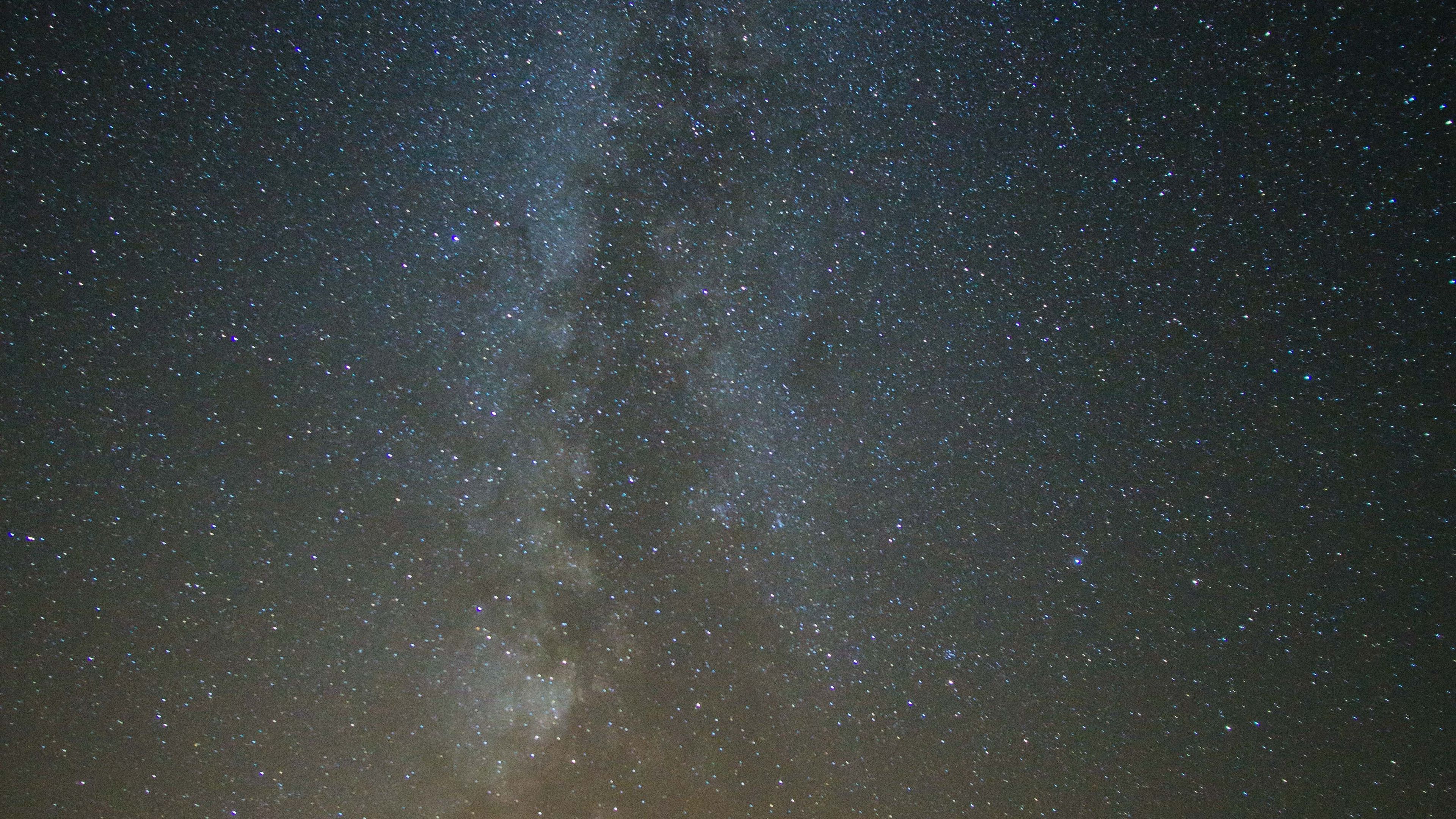 starry sky, milky way, stars, galaxy, 4k, HD Wallpaper