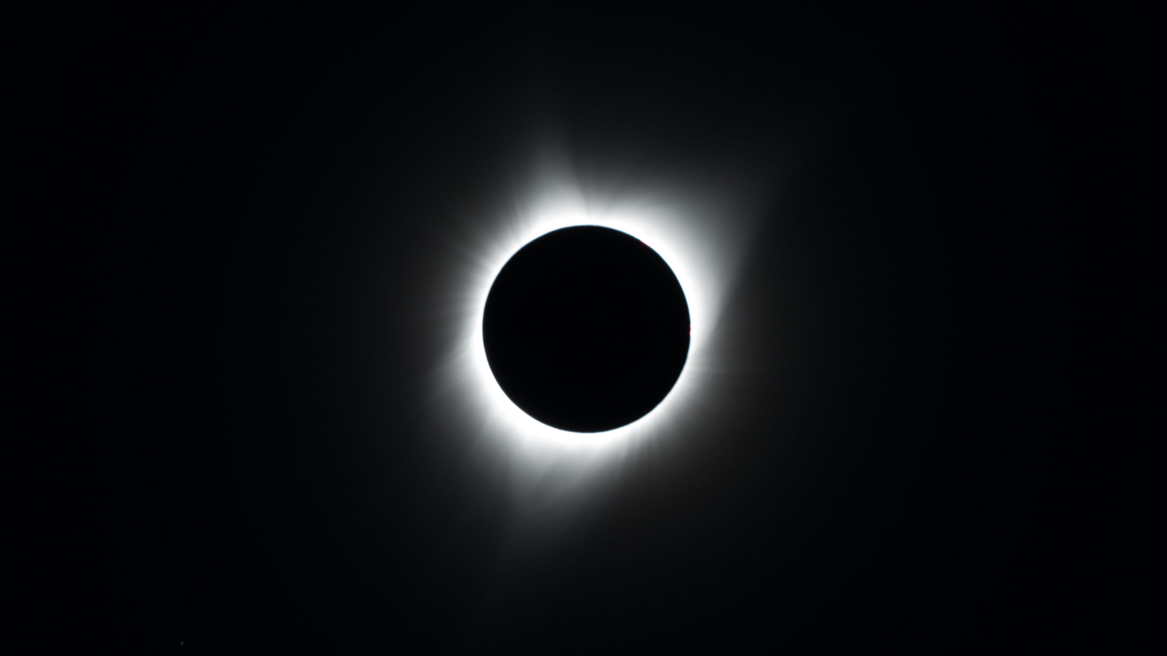 eclipse, moon, night, circle, 4k, HD Wallpaper
