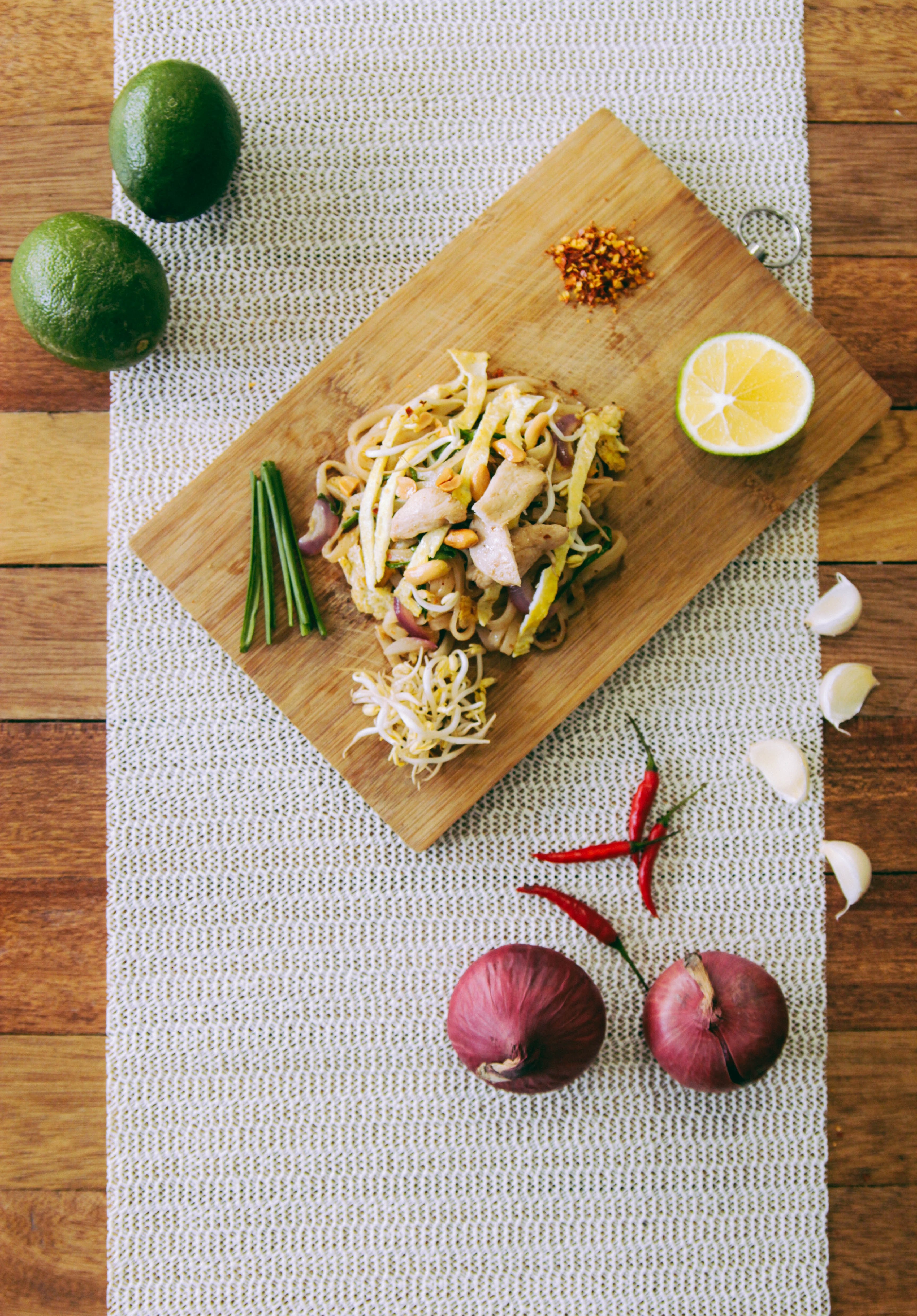 healthy lunch food and thai hd, 4k, Phone HD Wallpaper