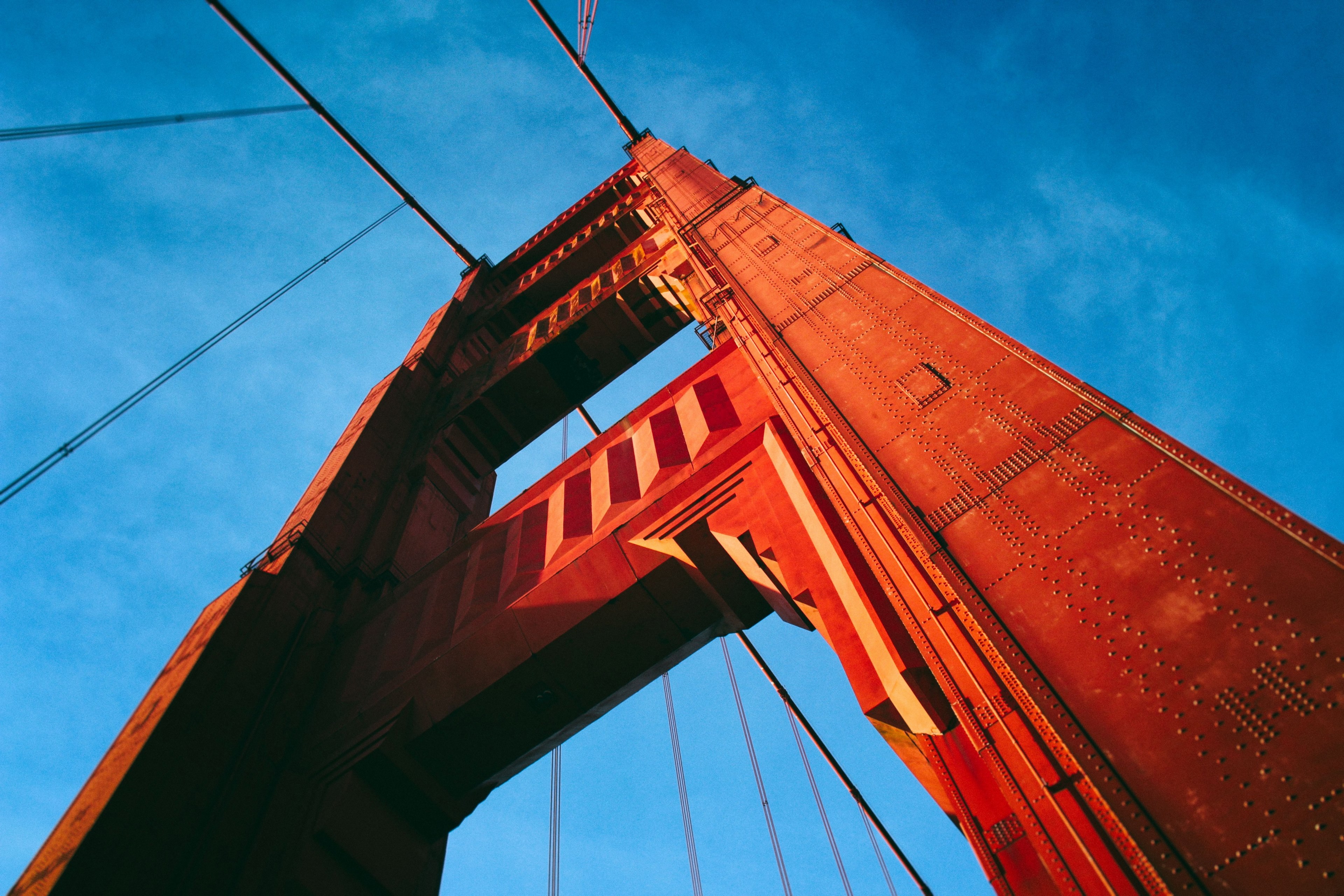 architecture golden gate bridge structure and bridge 4k, HD Wallpaper