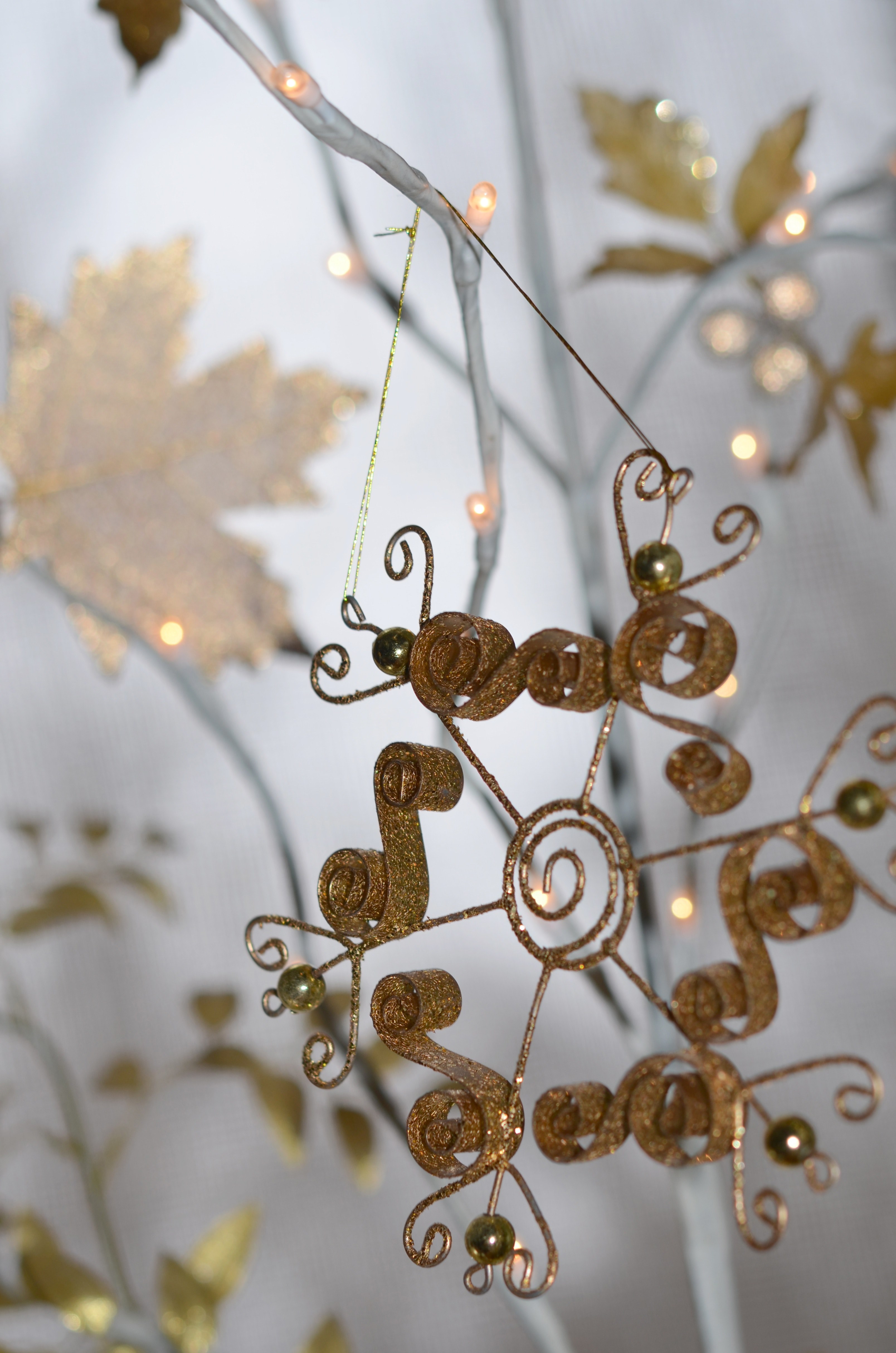spiral decoration christmas decoration and branch hd, 4k, Phone HD Wallpaper
