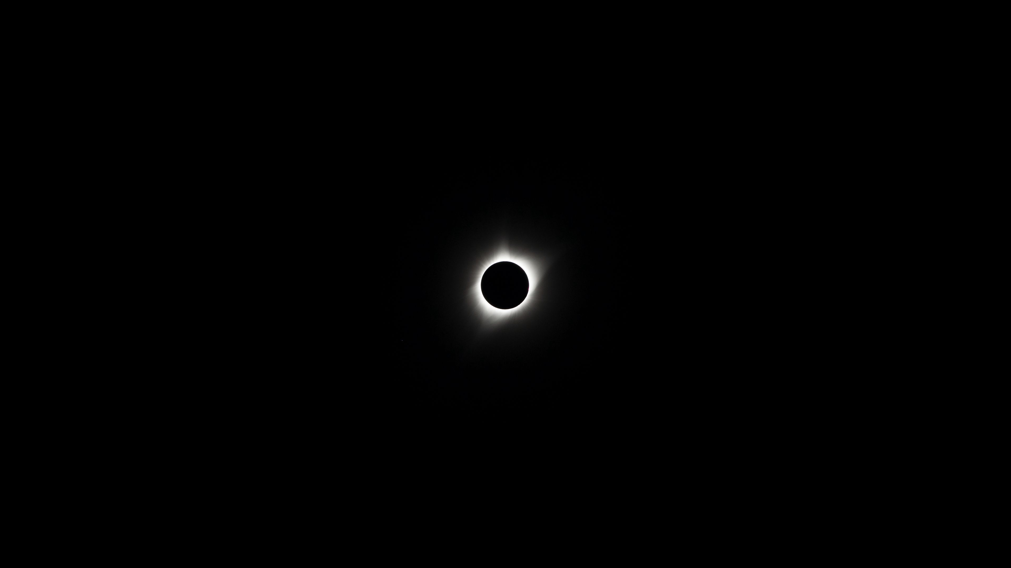 eclipse, moon, dark background, 4k, HD Wallpaper