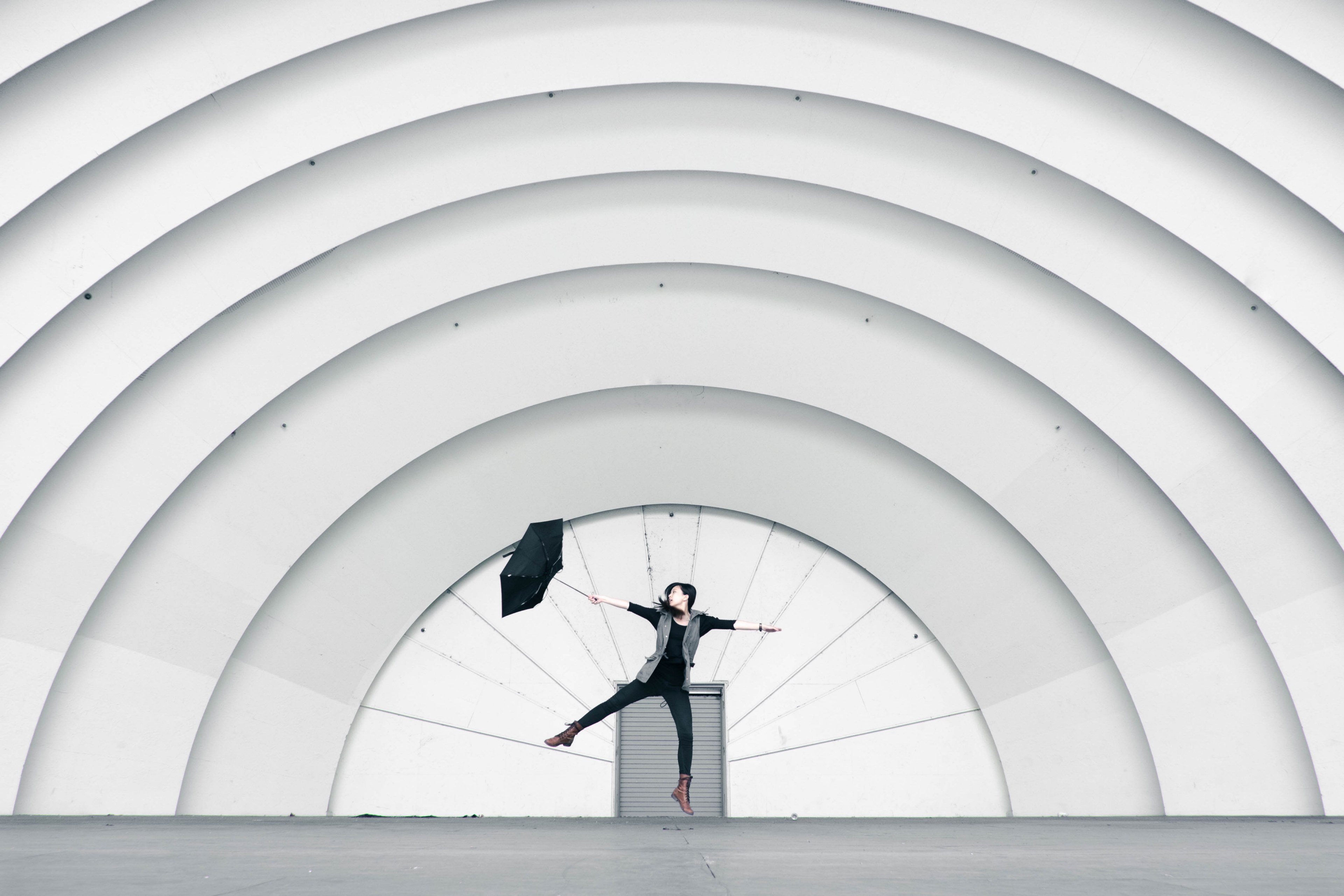 minimal white architecture and pattern 4k, HD Wallpaper