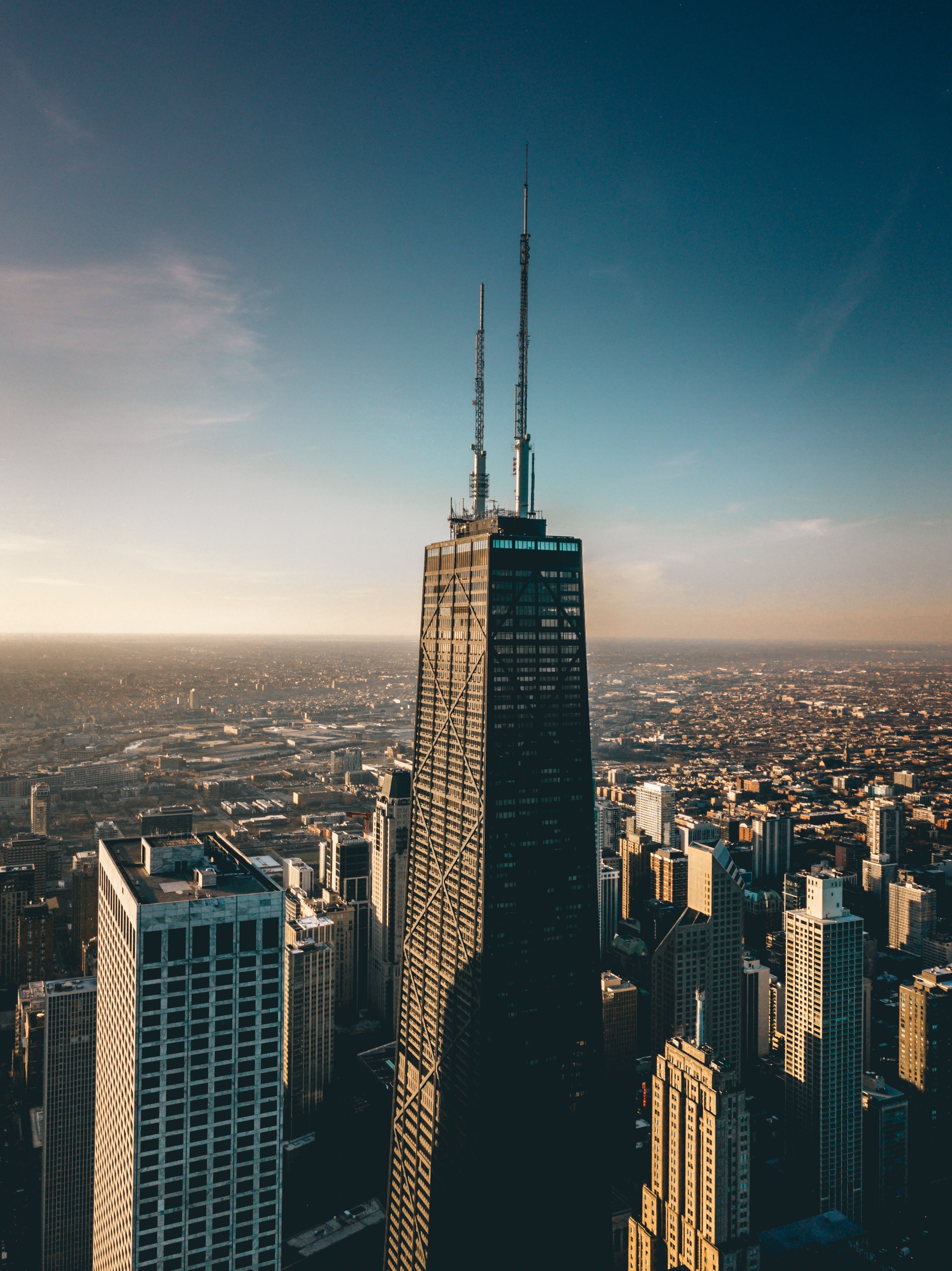 city urban building and skyscraper hd, 4k, Phone HD Wallpaper