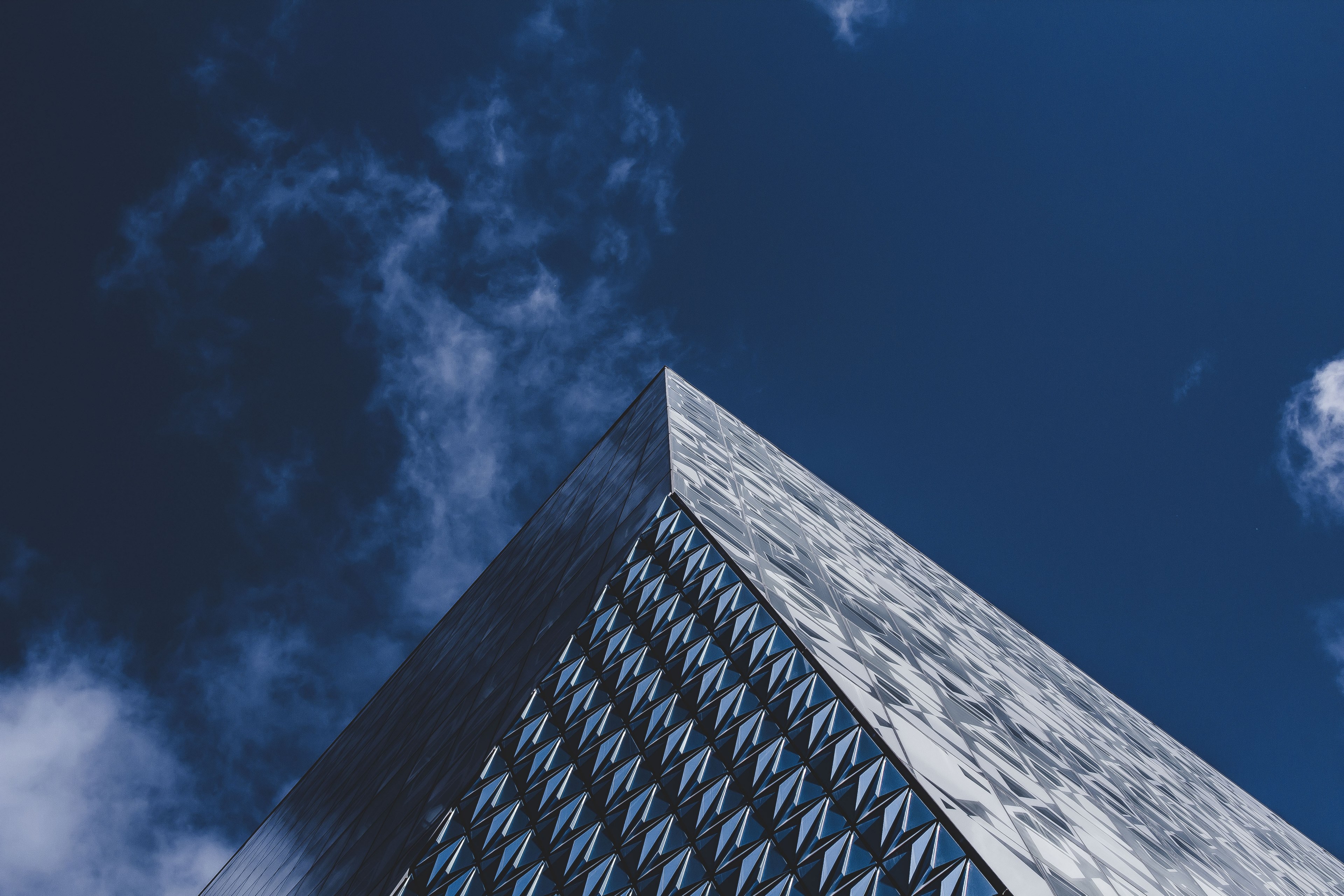 building sky architecture and skyscraper 4k, HD Wallpaper