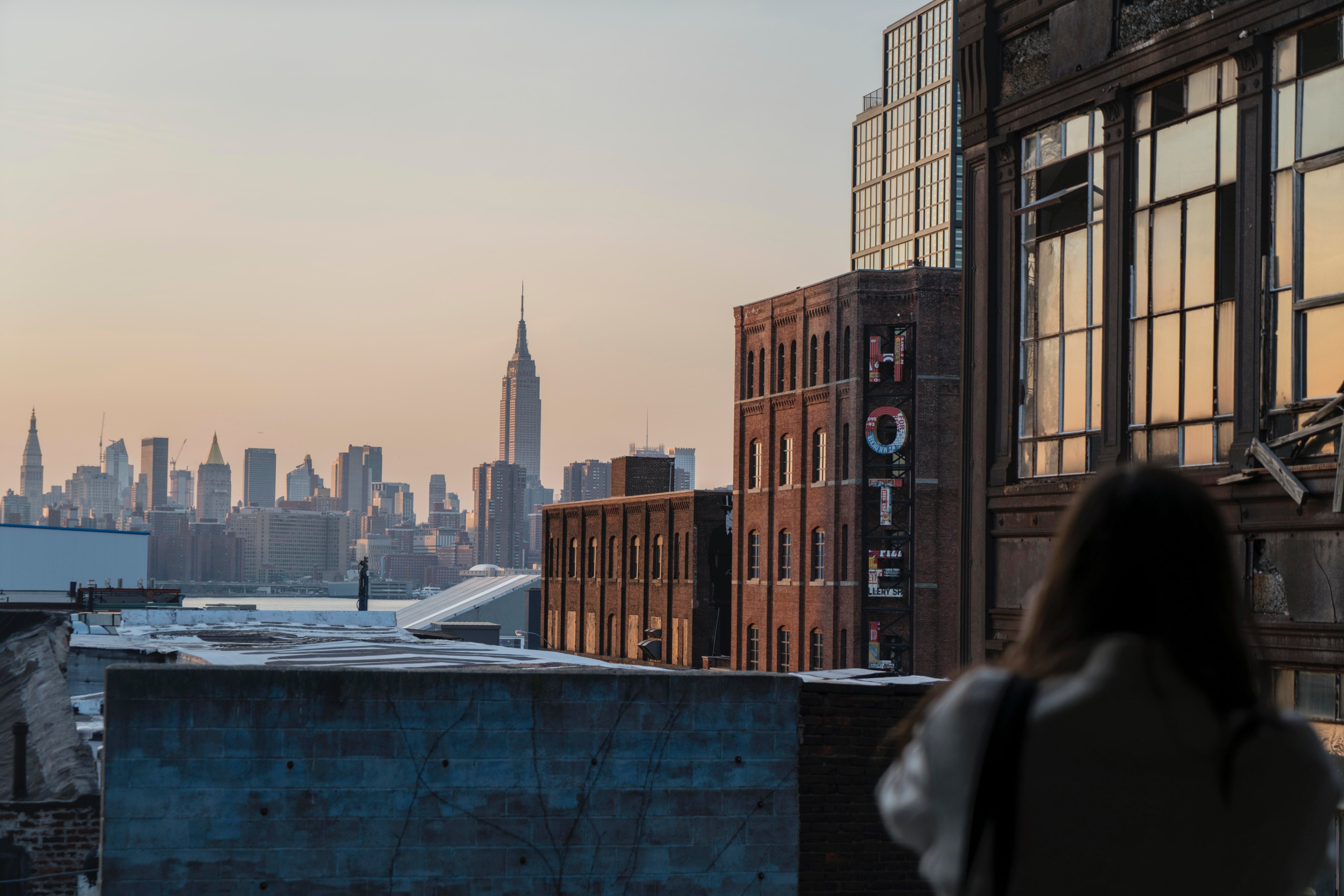 building skyscraper urban and warehouse 4k, HD Wallpaper