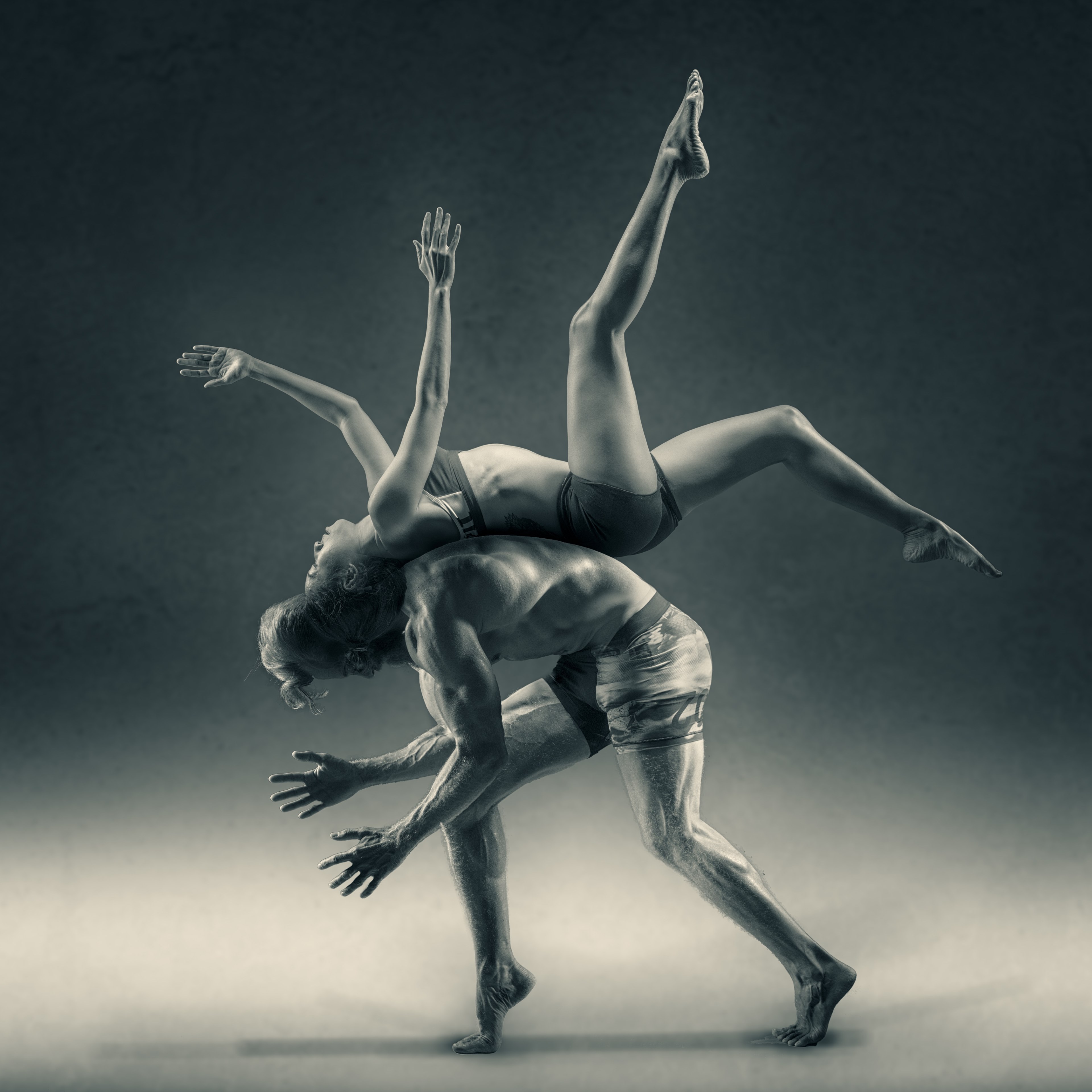 a woman flipping over a man back to back, _tick tock 4k, HD Wallpaper