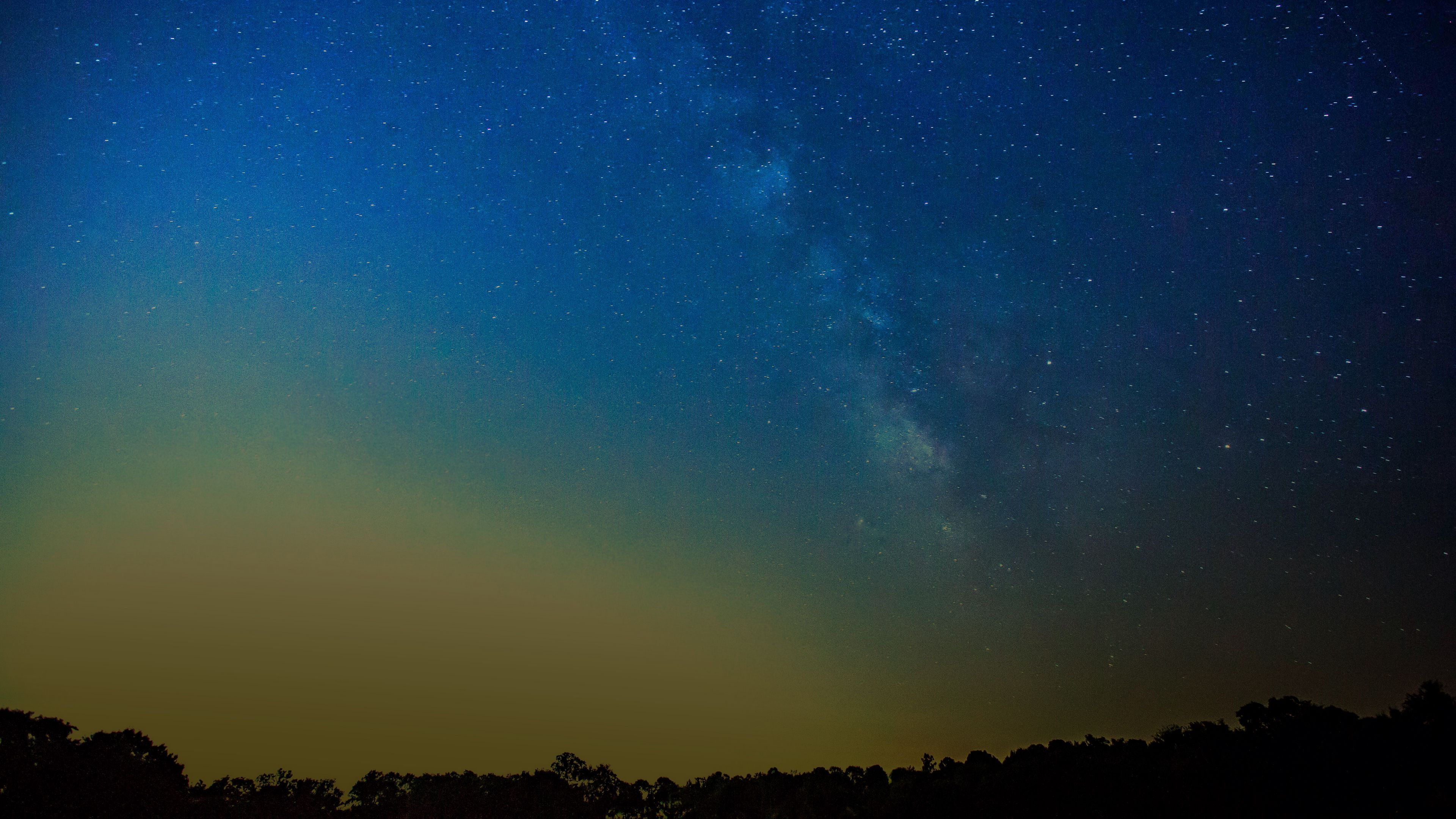 starry sky, night, stars, 4k, HD Wallpaper