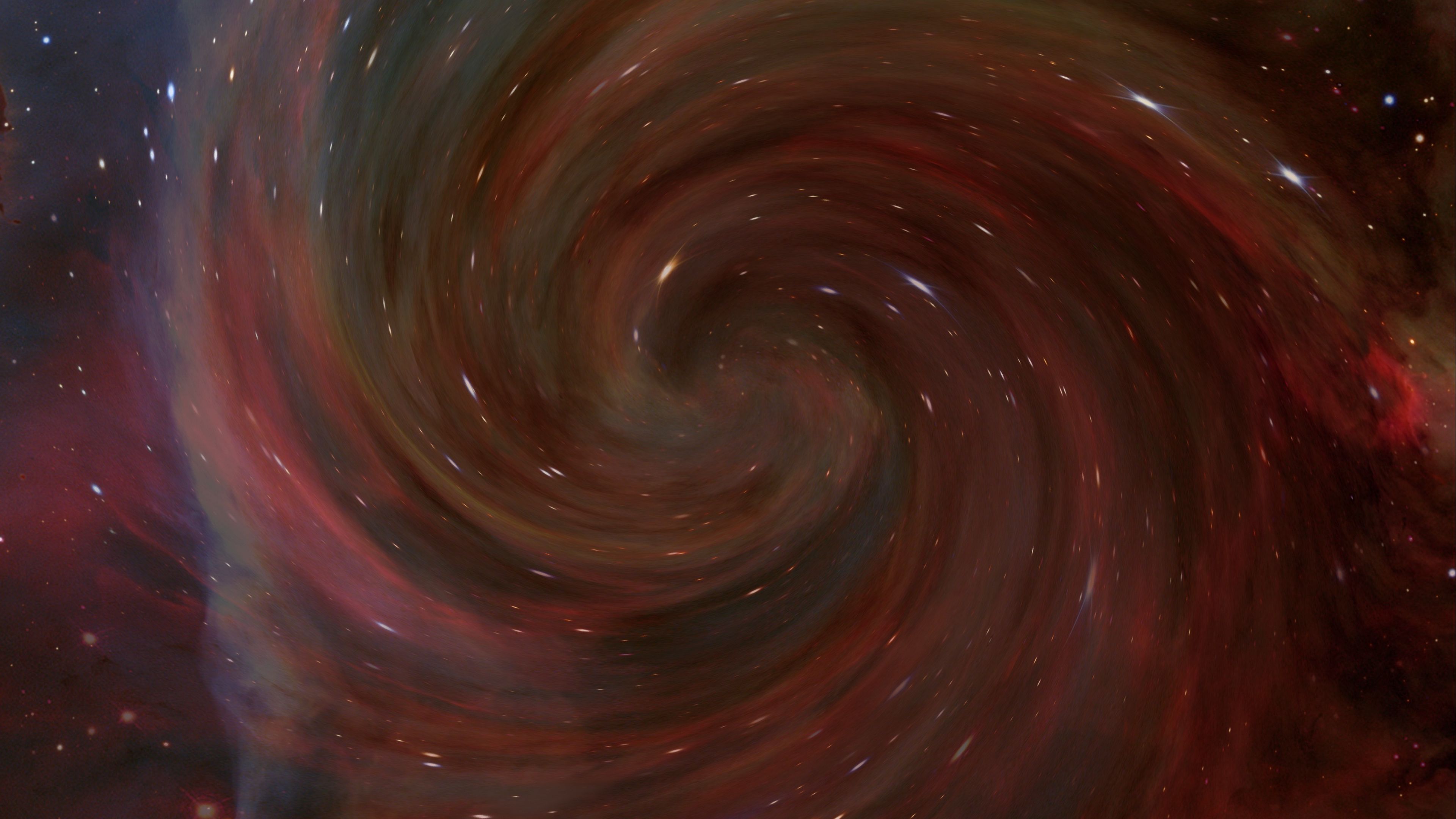 fractal, rotation, funnel, 4k, HD Wallpaper