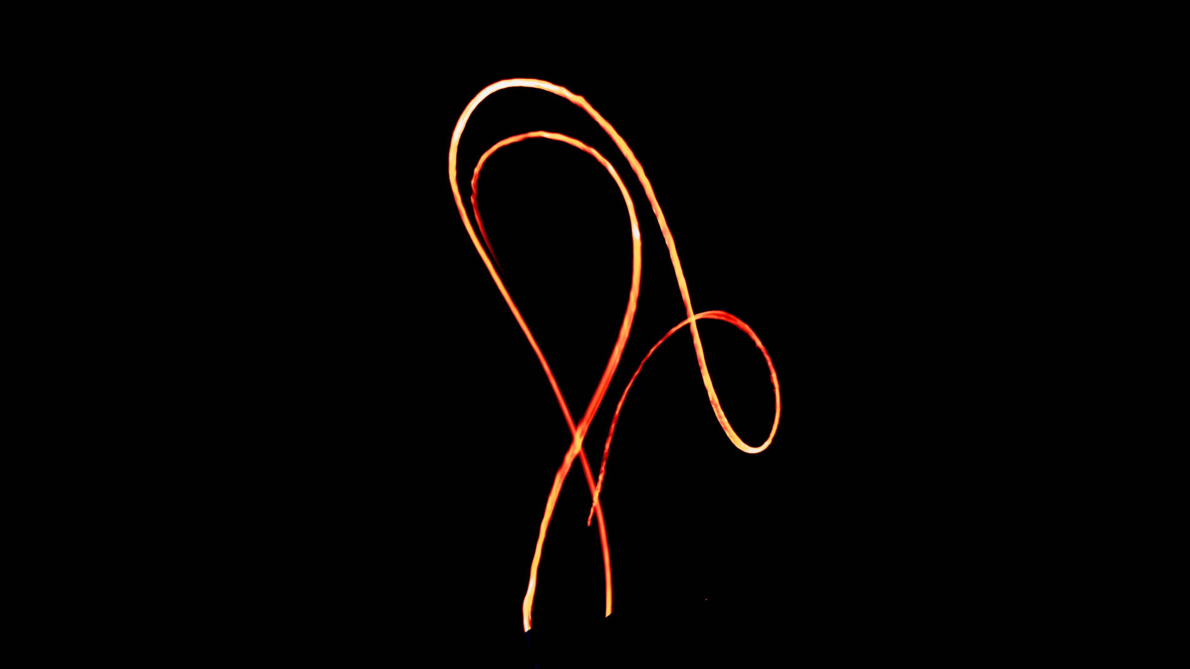 lines, plexus, black background, 4k, HD Wallpaper