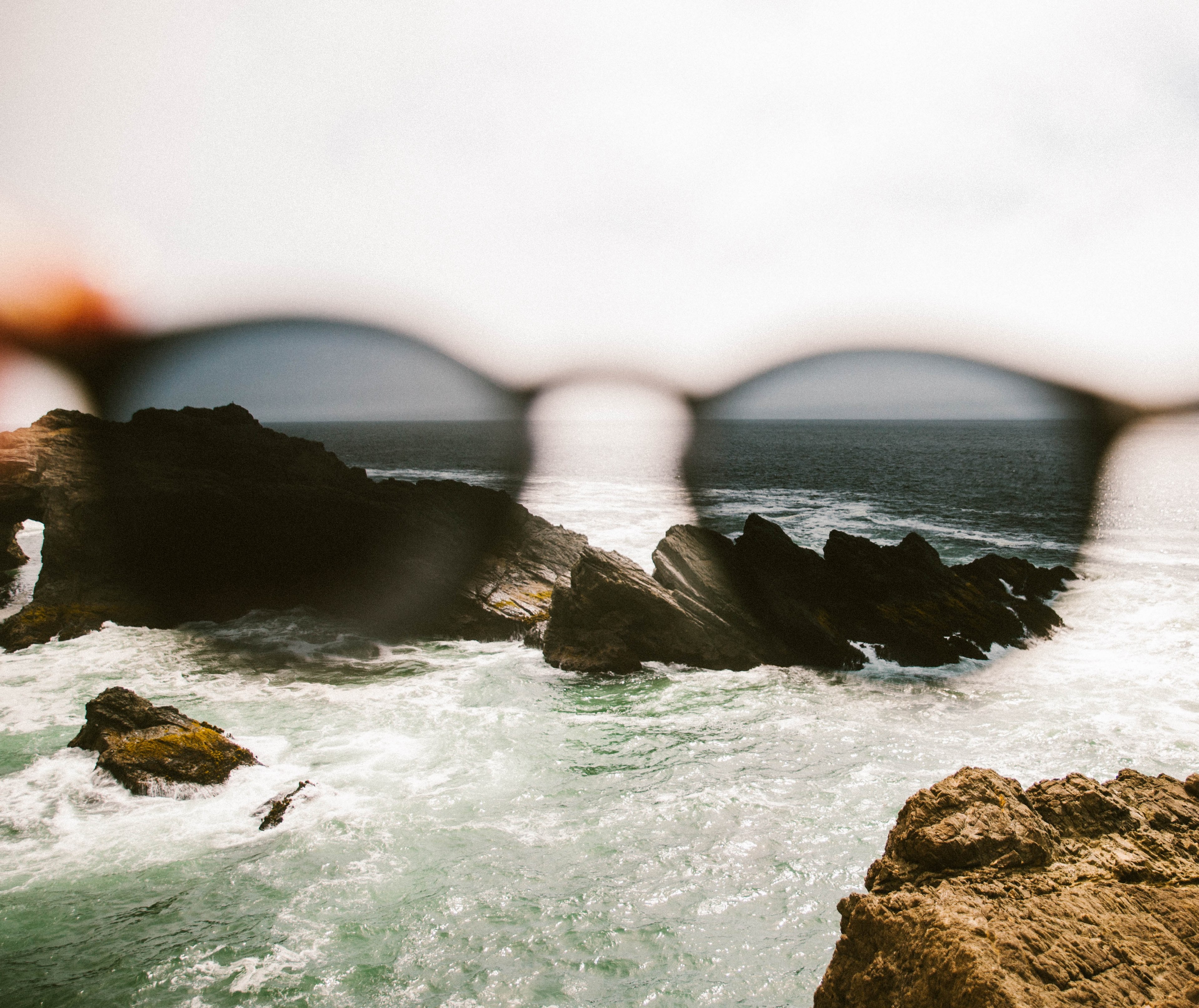 coastline oregon rock and wafe 4k, HD Wallpaper