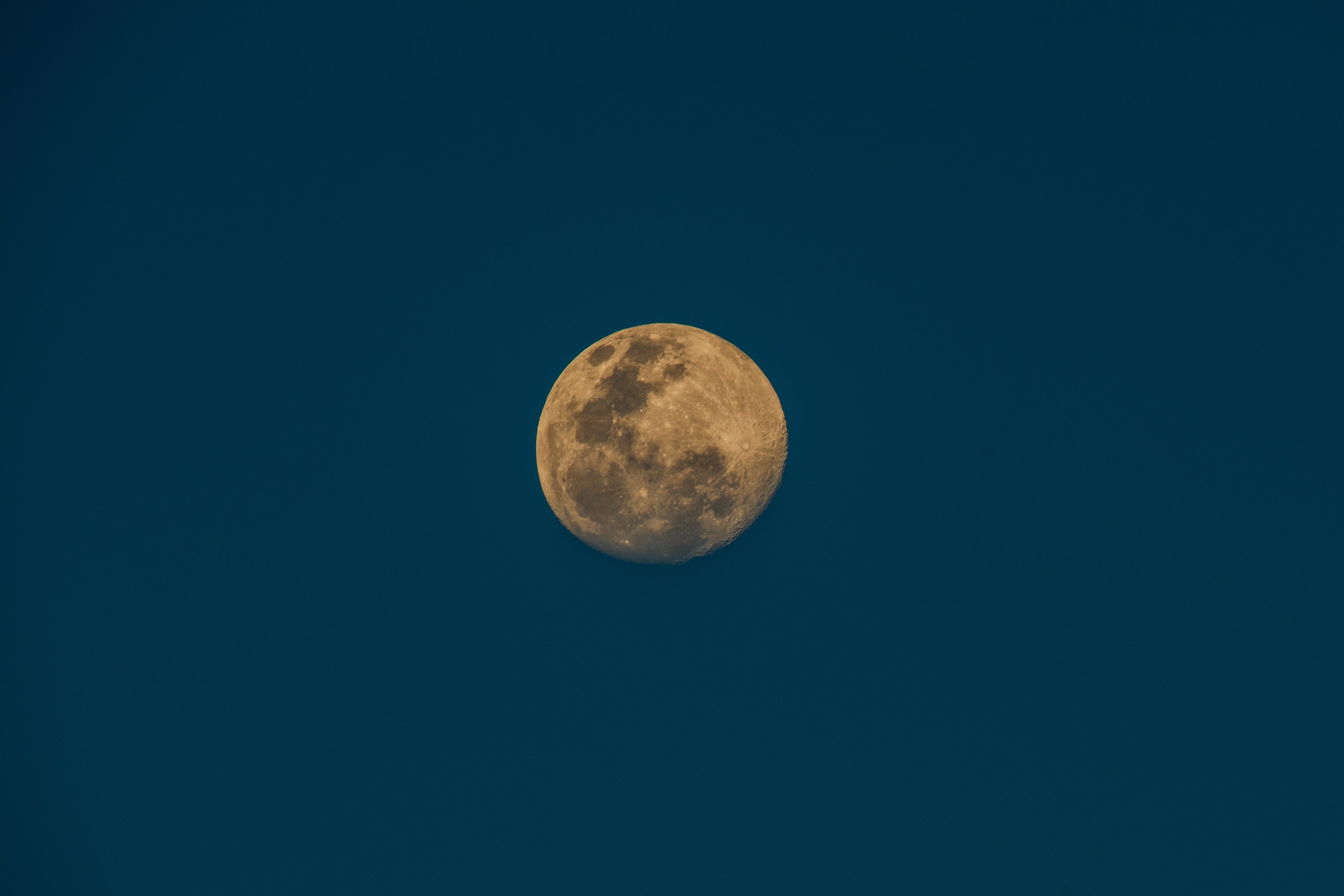 the super moon on the night sky over footscray, super moon at footscray 4k, HD Wallpaper