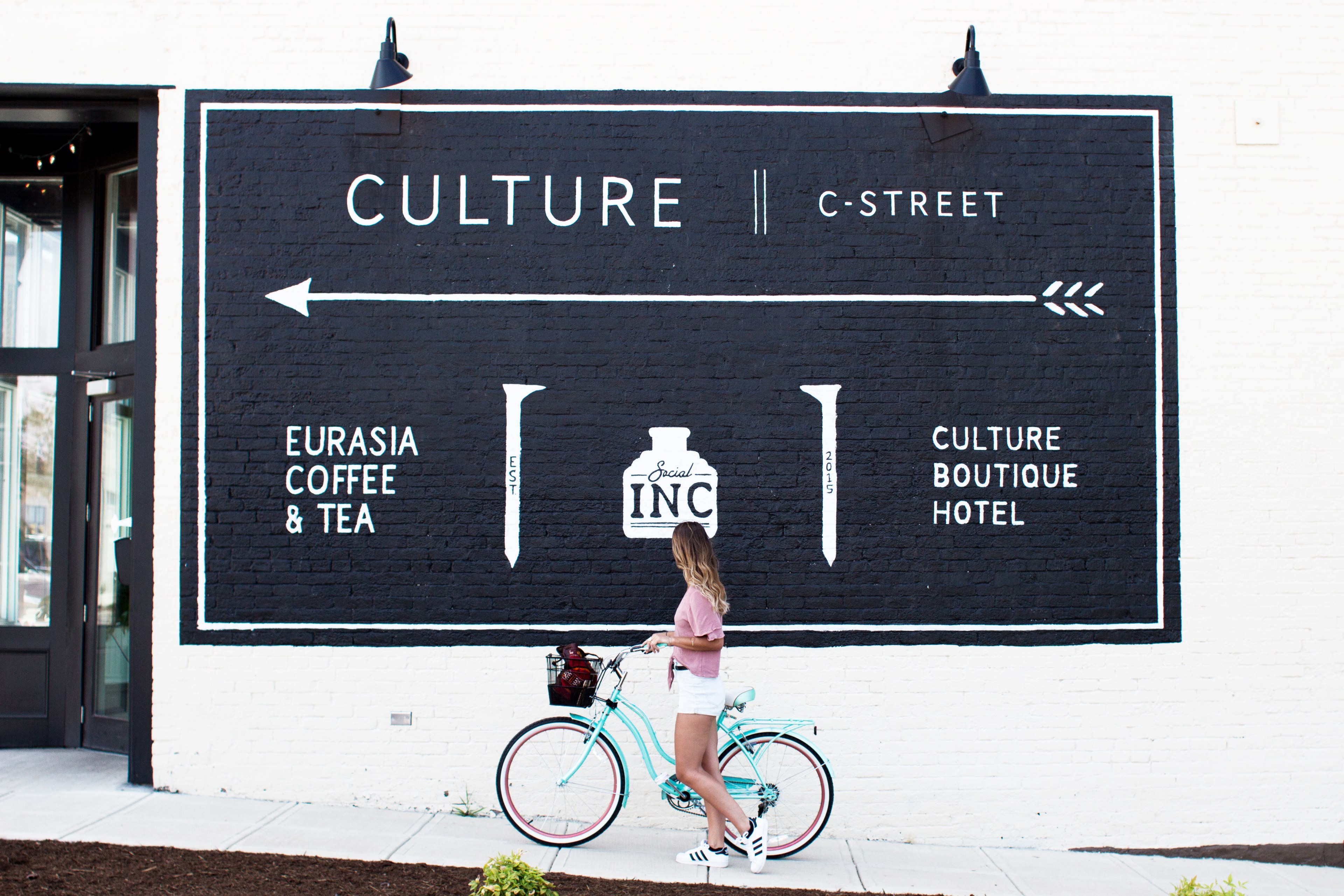 bike rides downtown 4k, HD Wallpaper