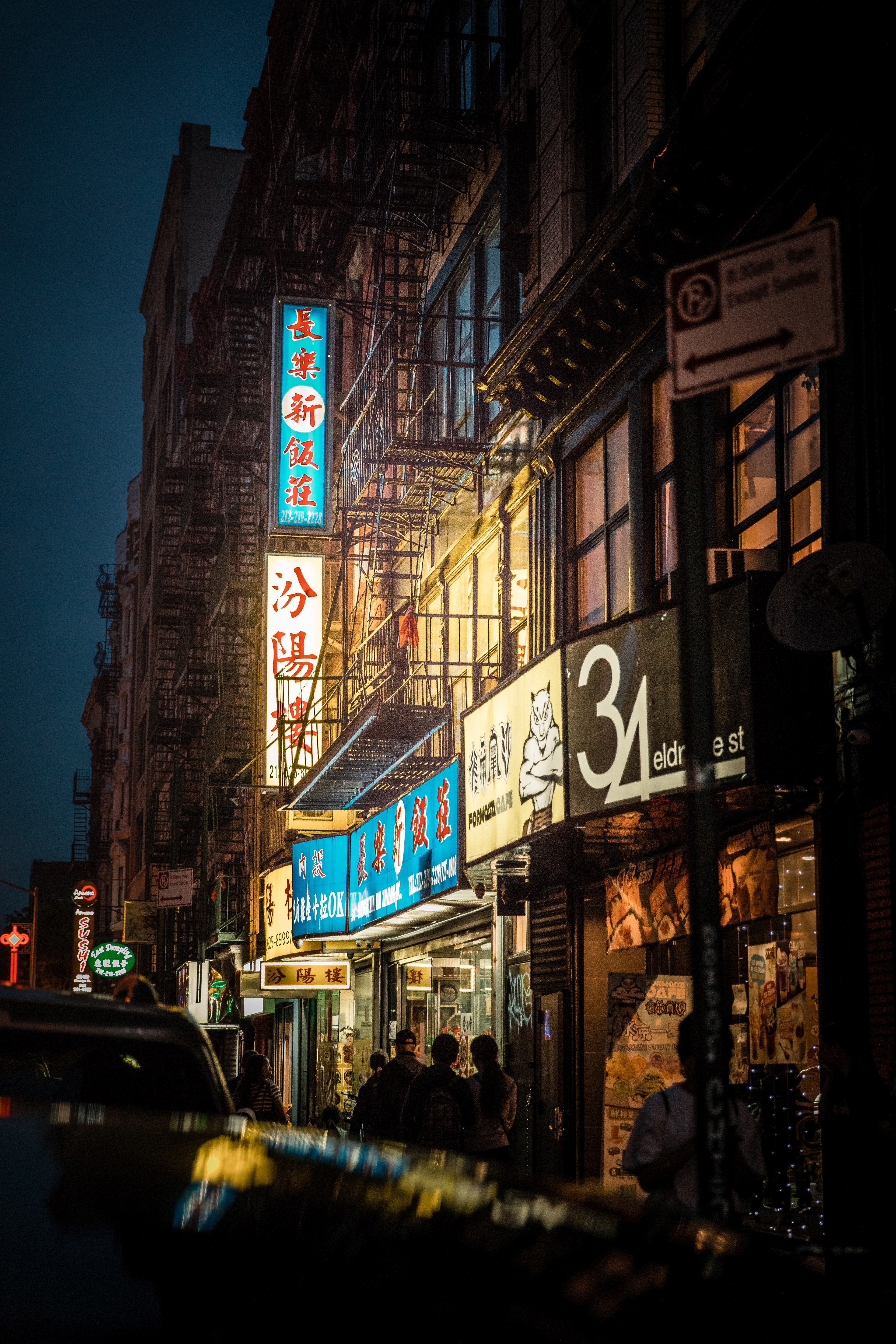 the signs of chinatown_ 4k, Phone HD Wallpaper