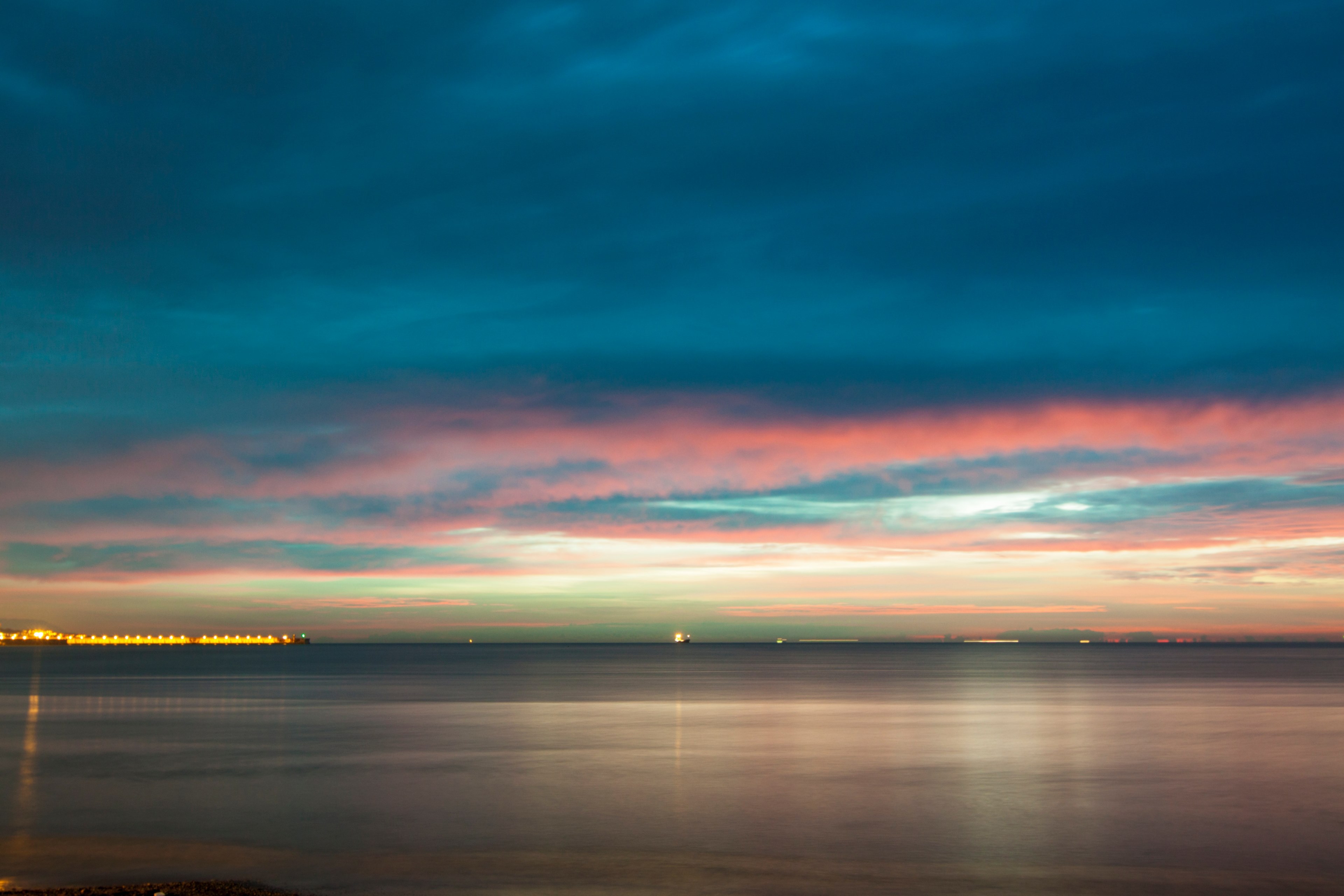 amanecer en mlaga 4k, HD Wallpaper