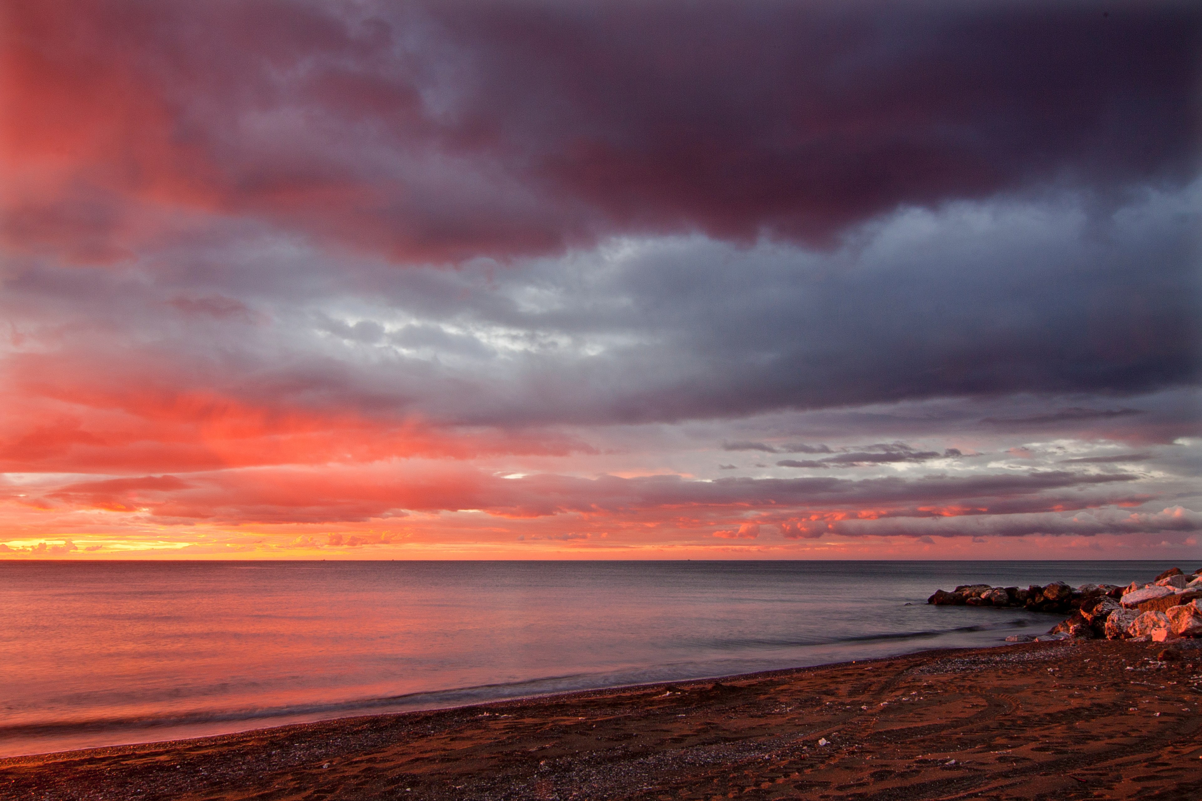 amanecer en mlaga 4k, HD Wallpaper