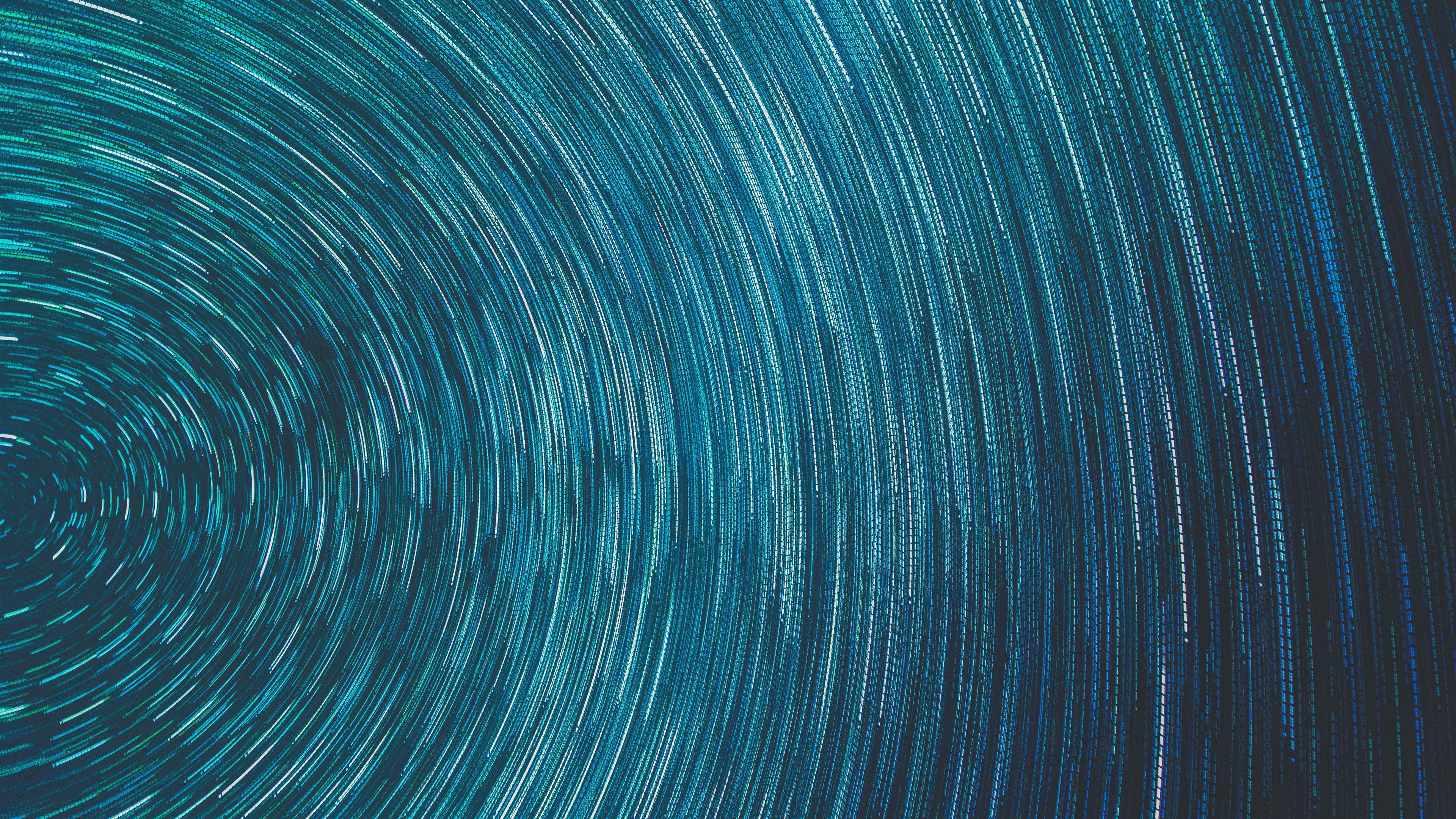 lines, circles, stripes, rotation, 4k, HD Wallpaper