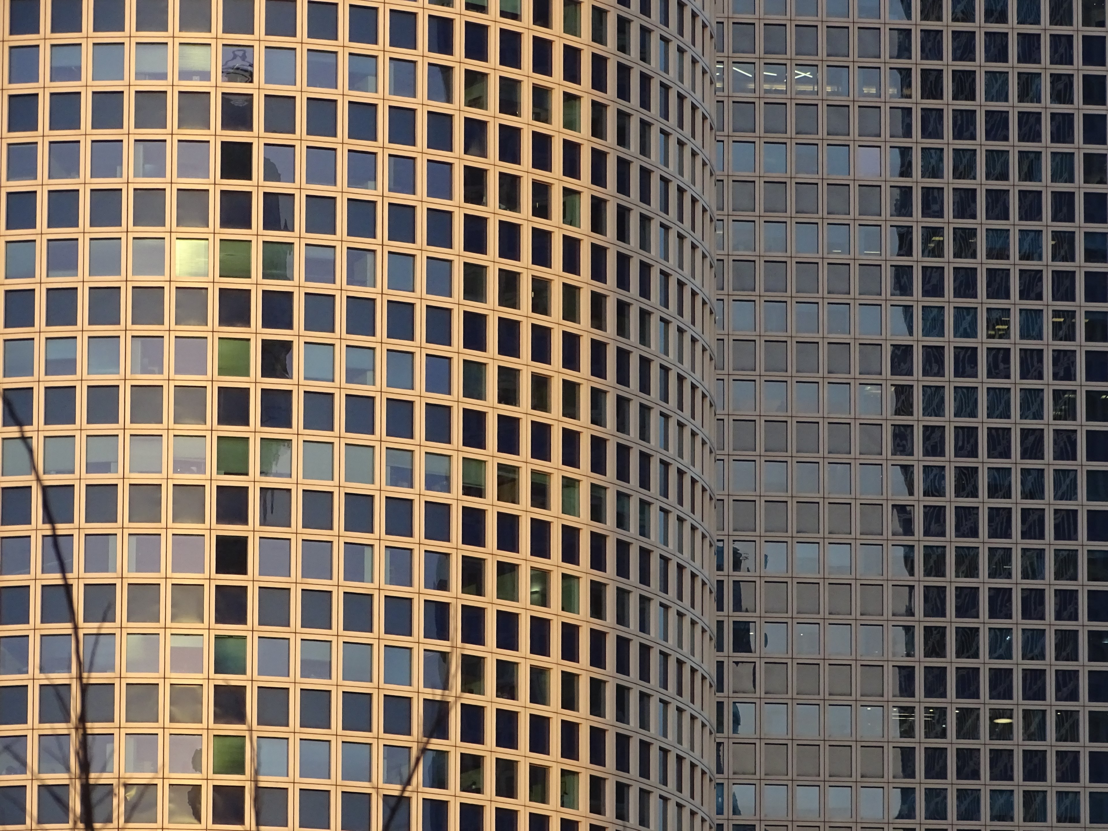 window building architecture and reflection 4k, HD Wallpaper