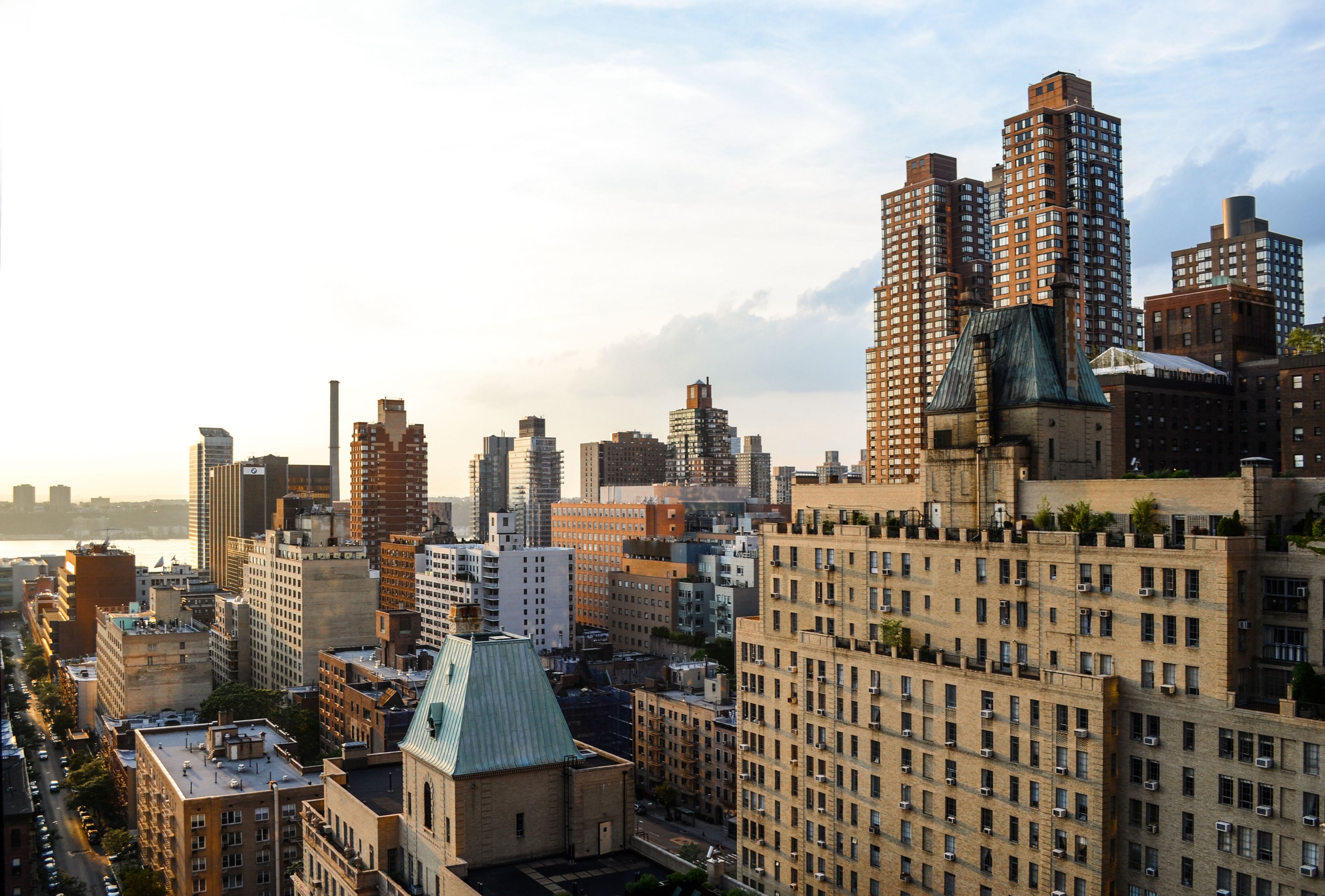 a cityscape of new york city, new york city buildings 4k, HD Wallpaper