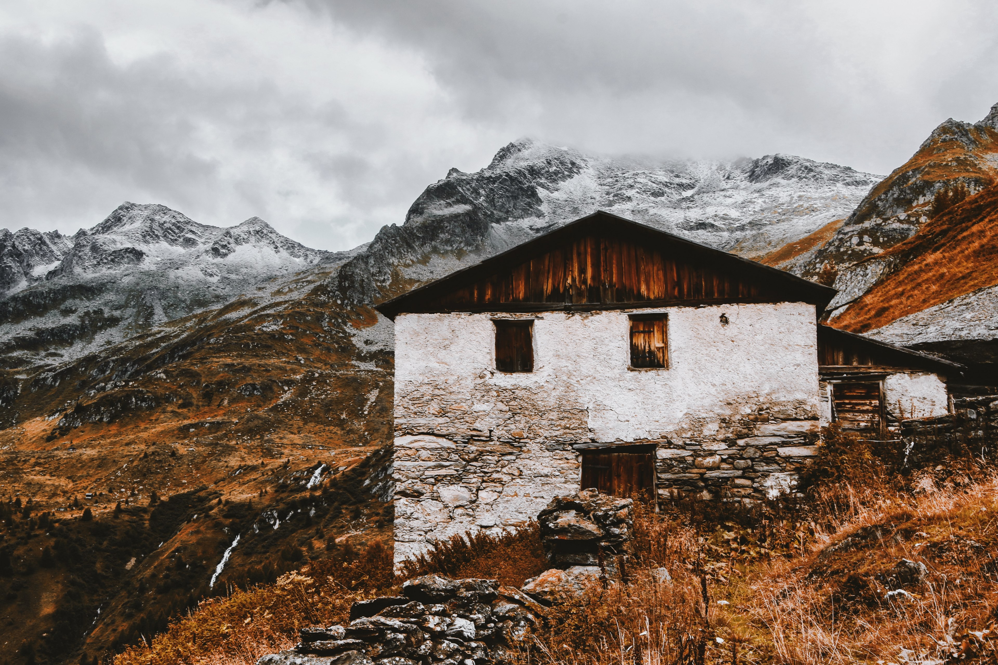 house home building and old 4k, HD Wallpaper
