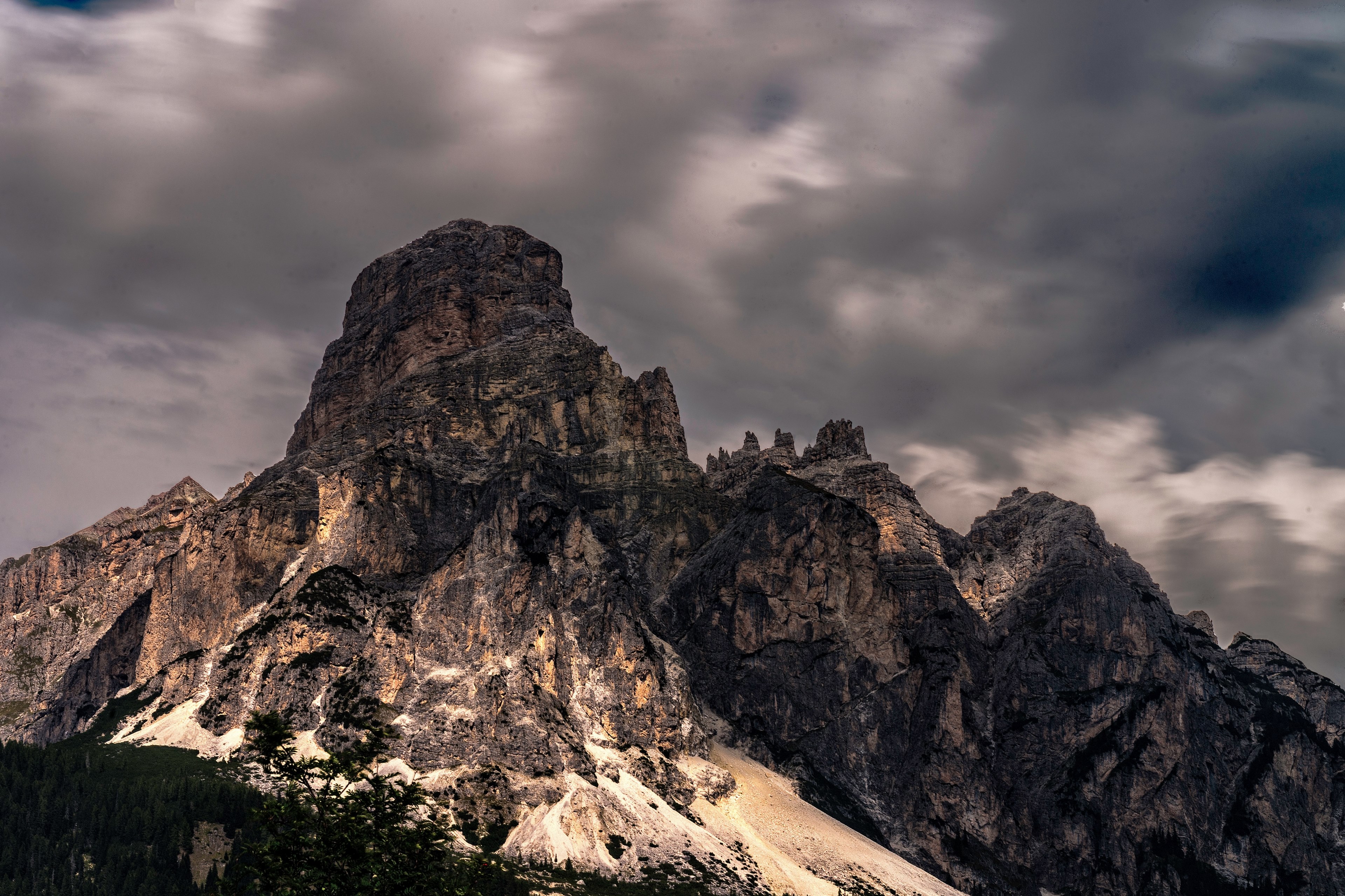 arte della montagna 4k, HD Wallpaper