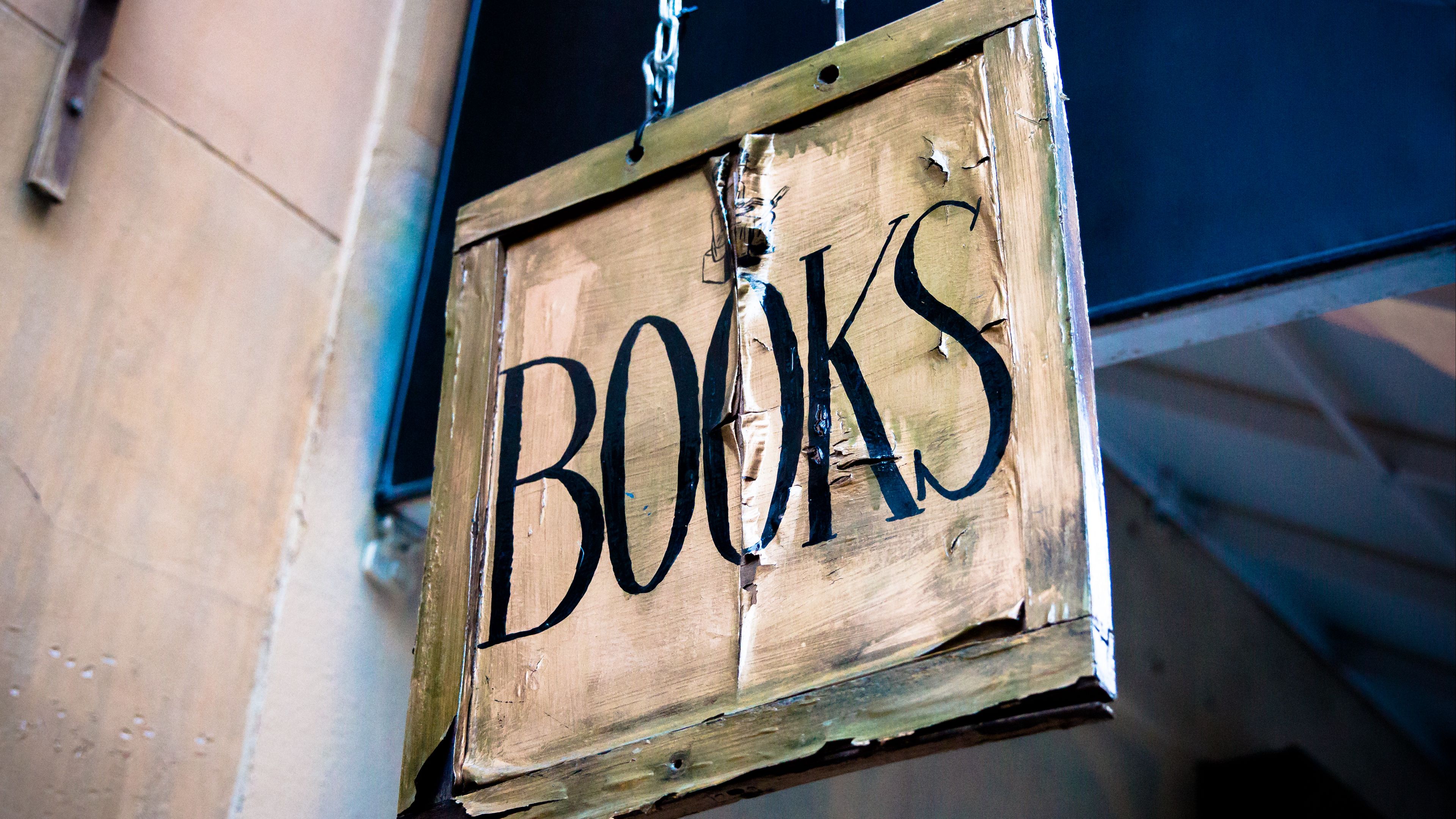 books, inscription, signboard, 4k, HD Wallpaper