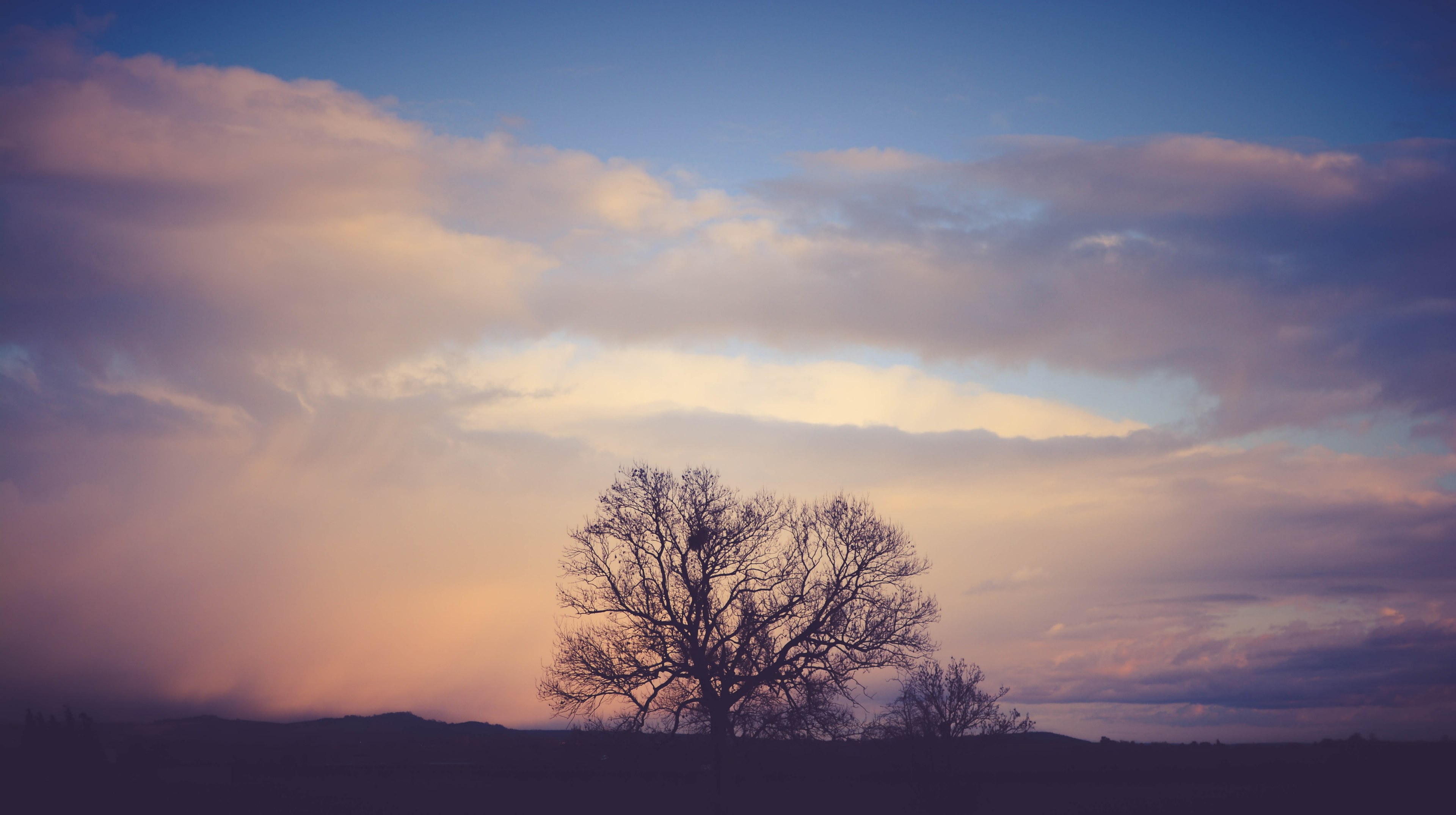 wispy sunshine sundown and cloud 4k, HD Wallpaper