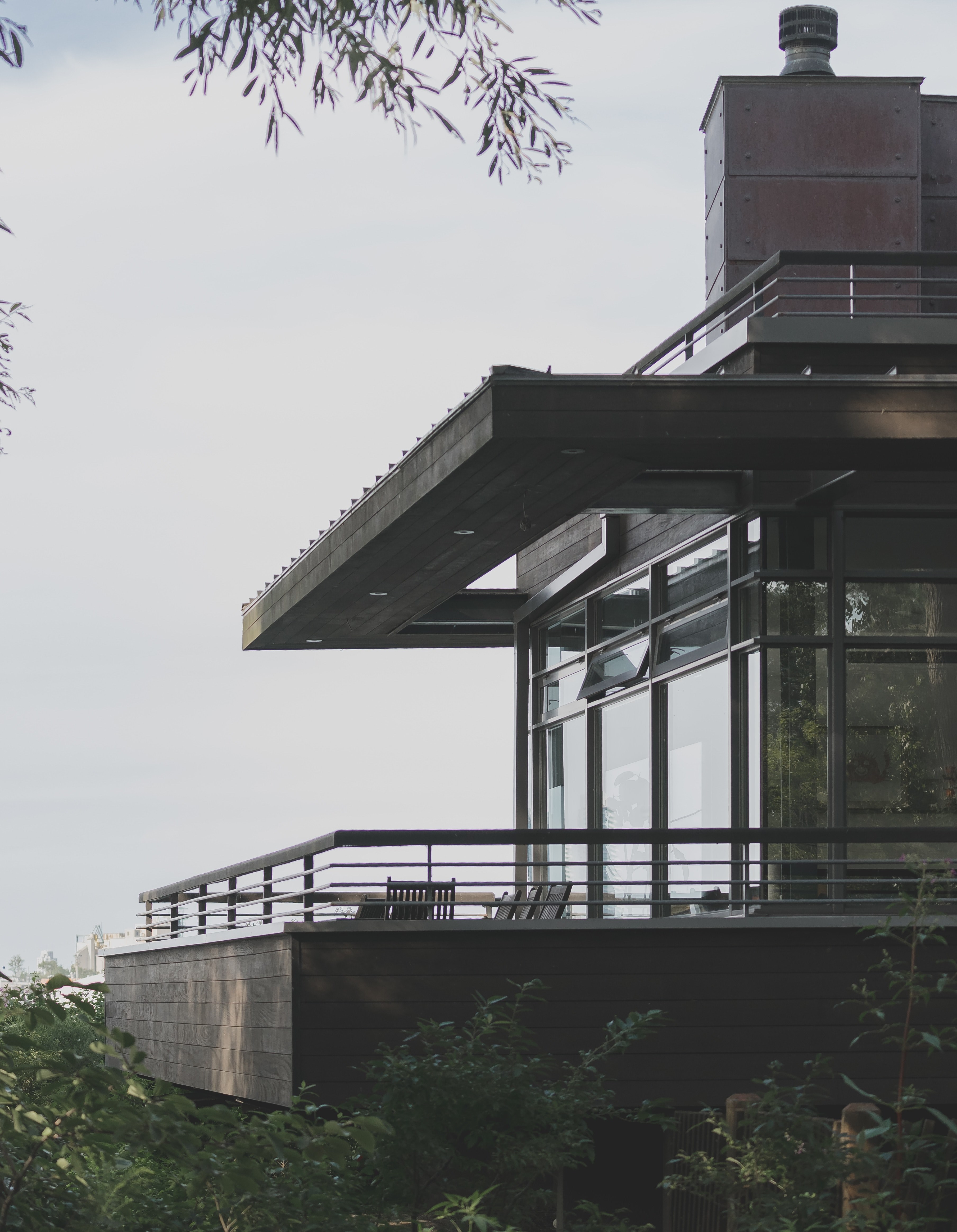 buiding architecture balcony and cloud hd, 4k, Phone HD Wallpaper