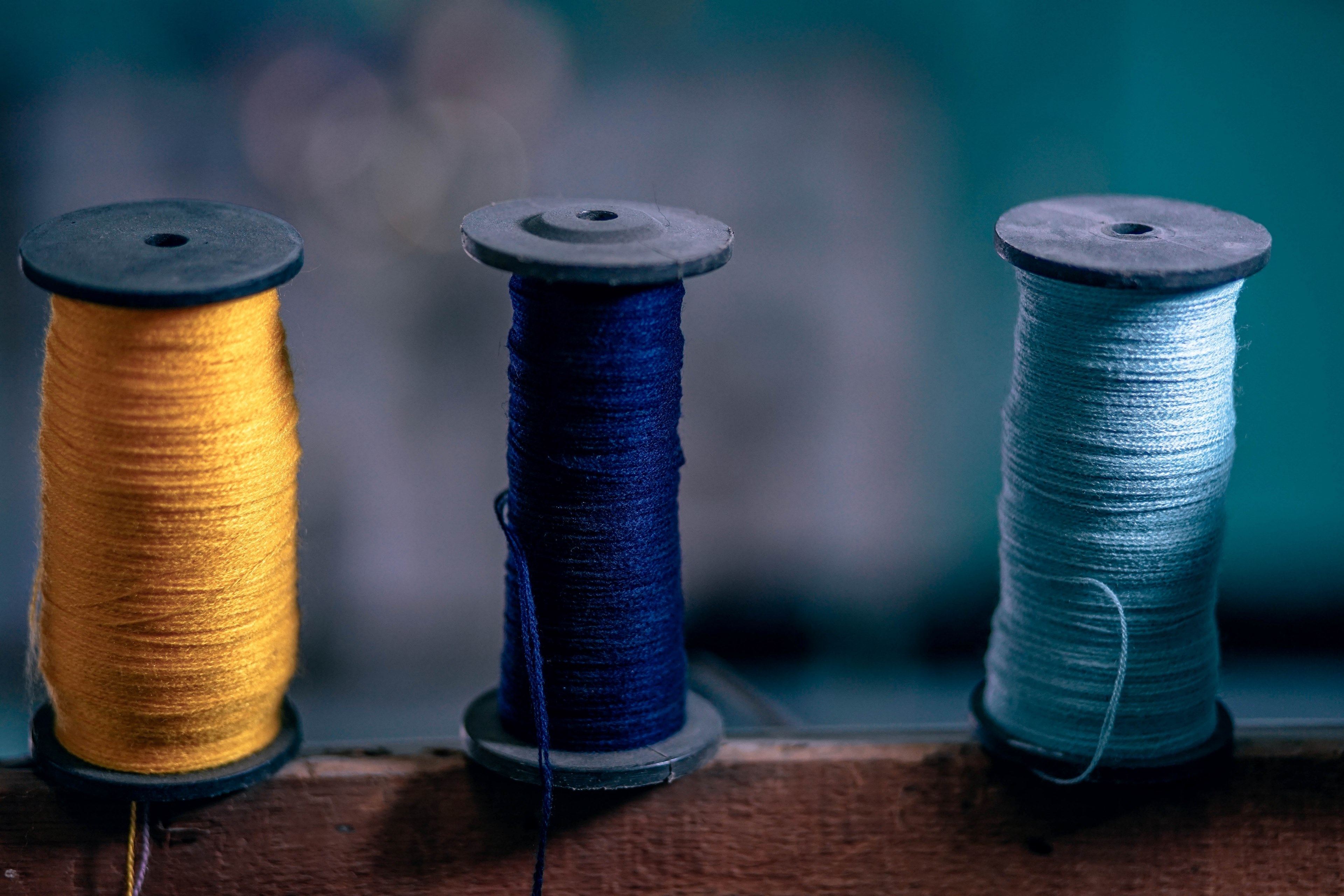 multicolored sewing threads 4k, HD Wallpaper
