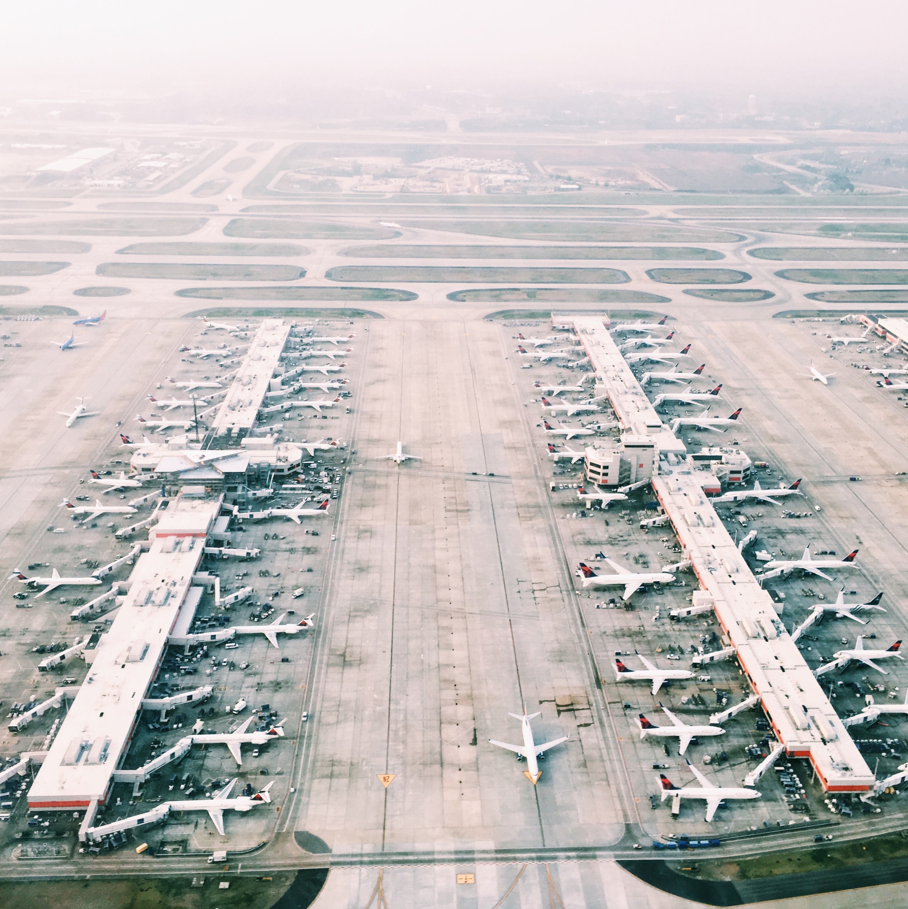 airport plane airplane and aerial hd, 4k, Phone HD Wallpaper