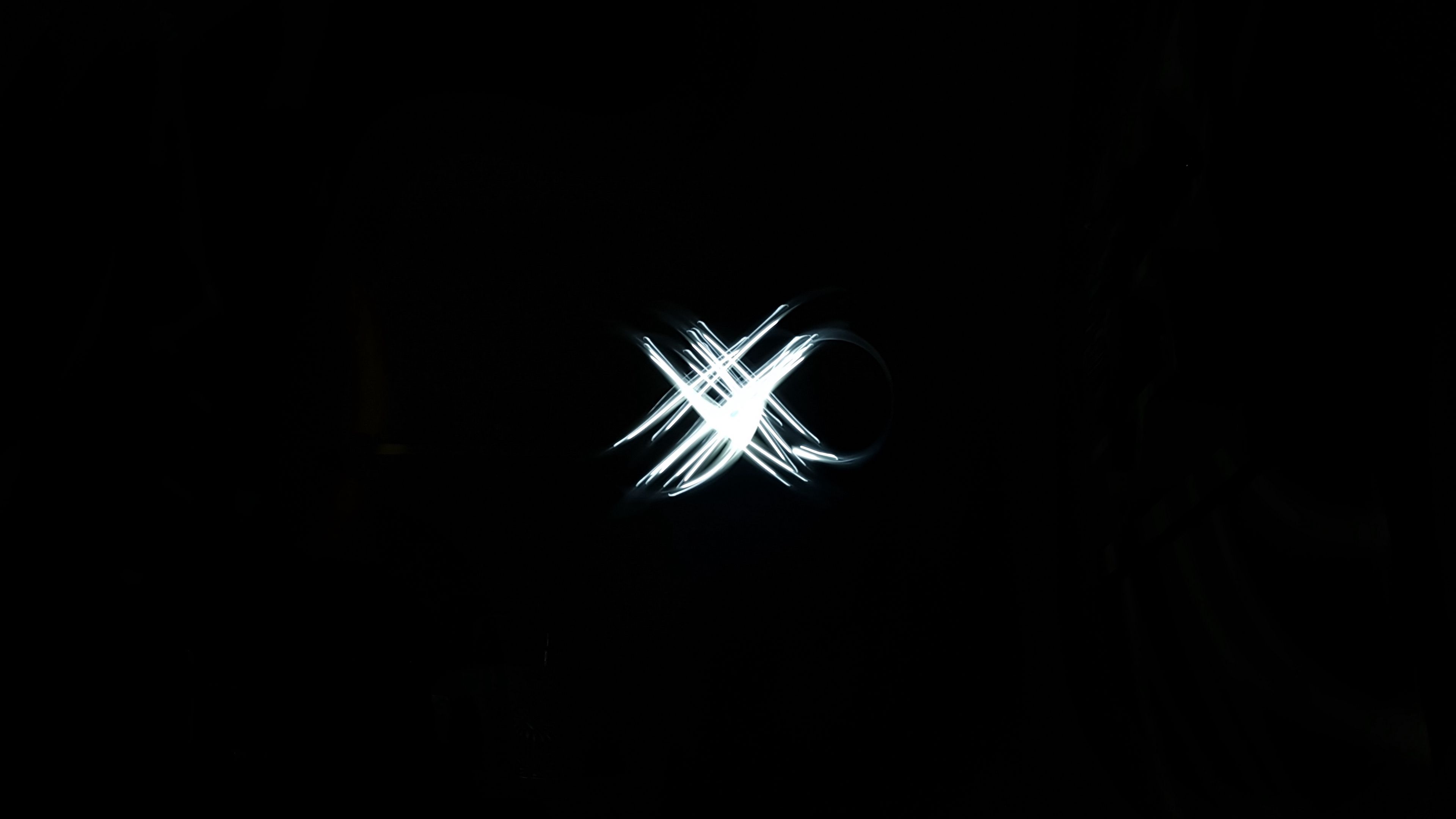 lines, blur, black background, 4k, HD Wallpaper