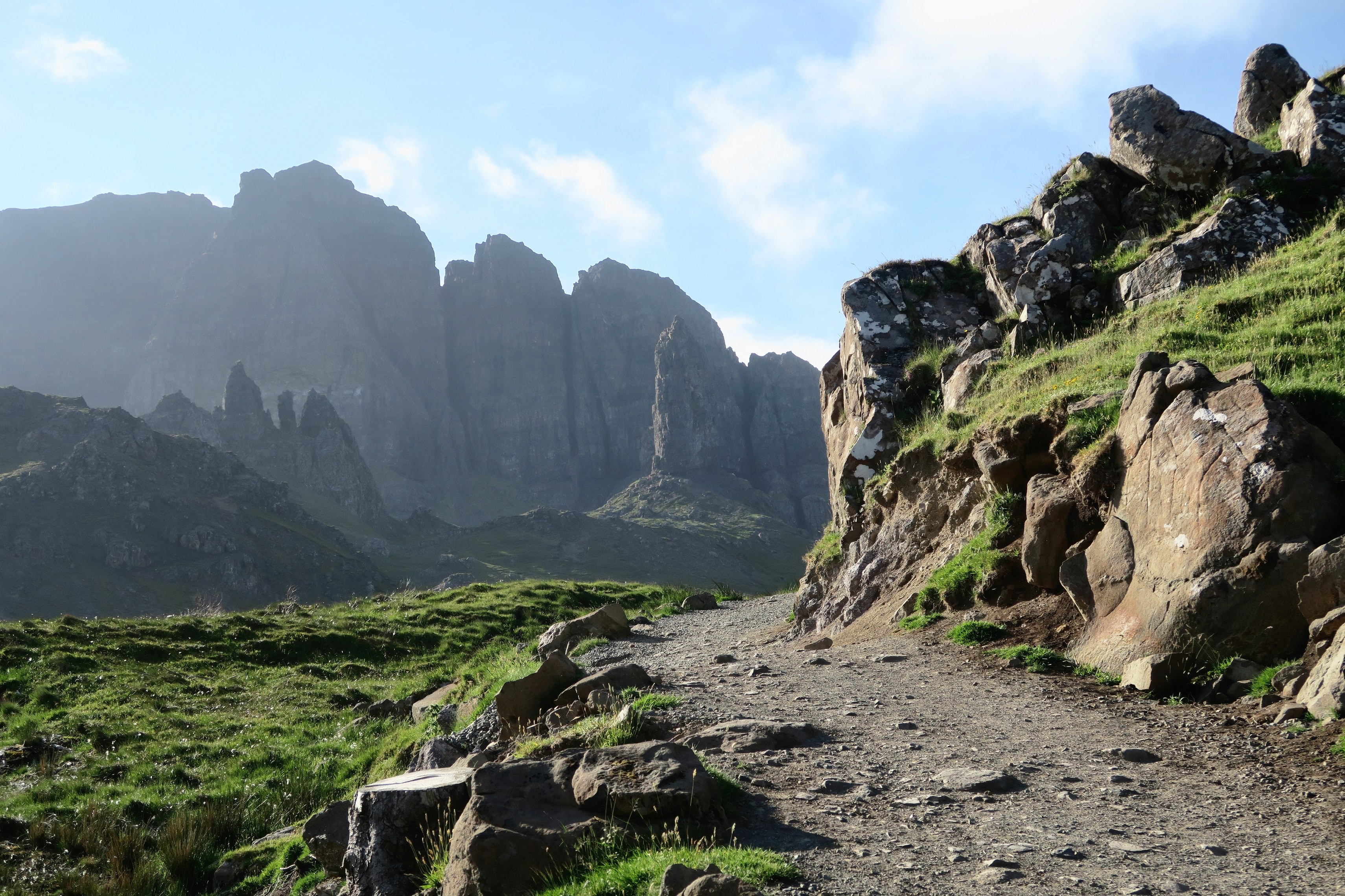 isle of skye old man of storr scotland and sunset 4k, HD Wallpaper