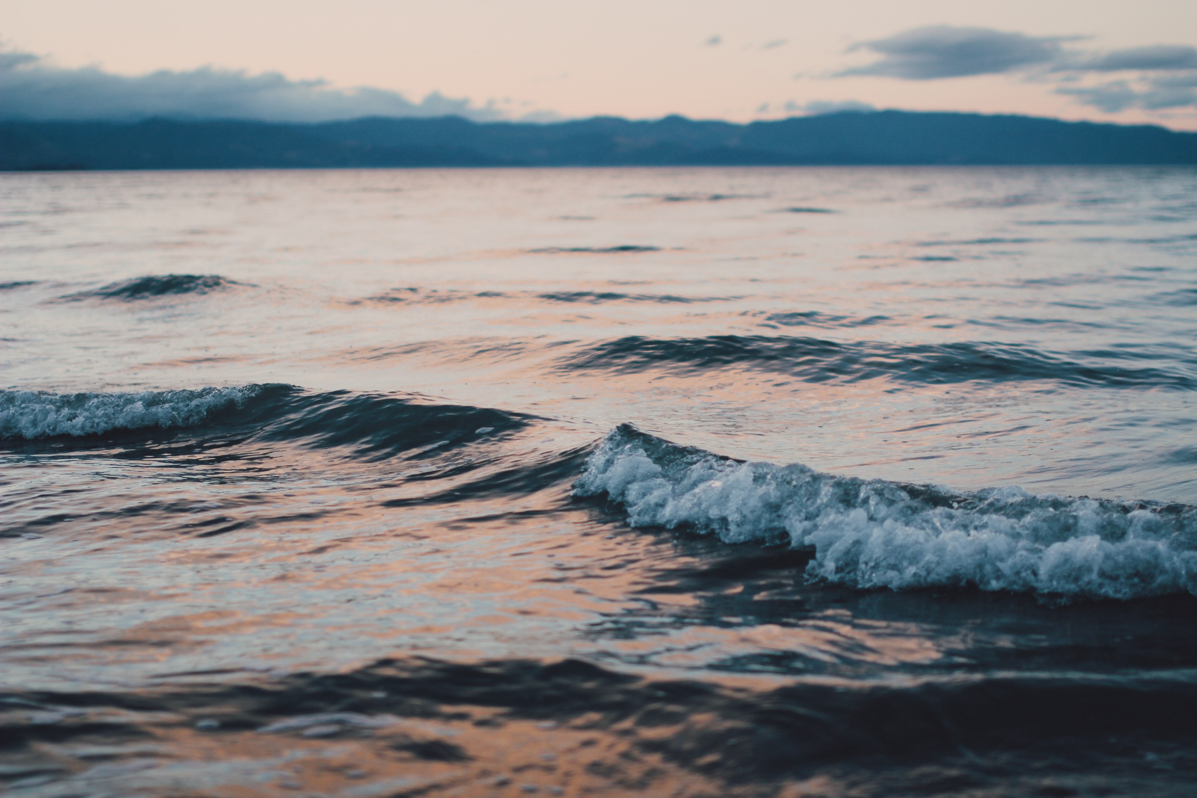 water sea ocean and wave 4k, HD Wallpaper