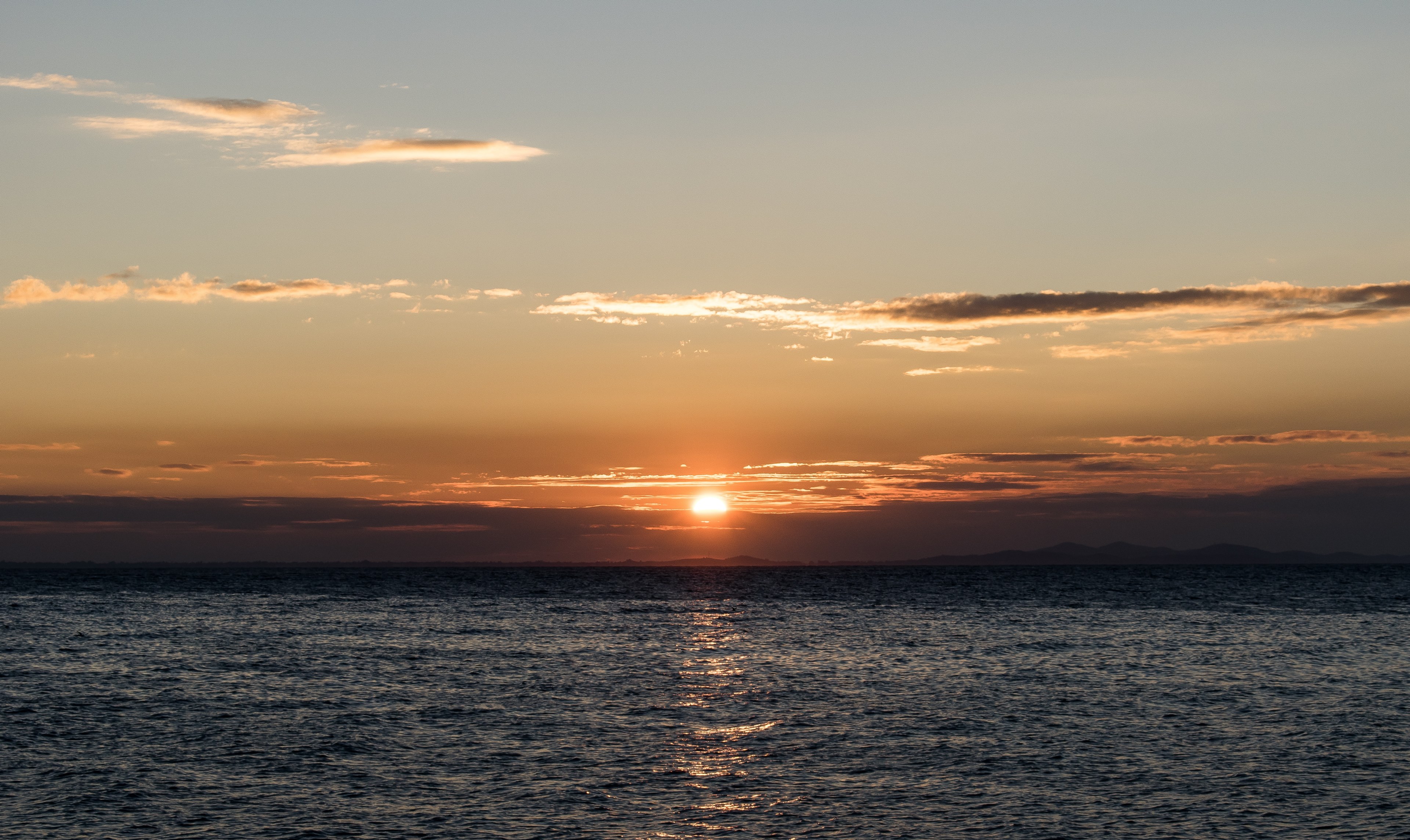 patras sunset 4k, HD Wallpaper