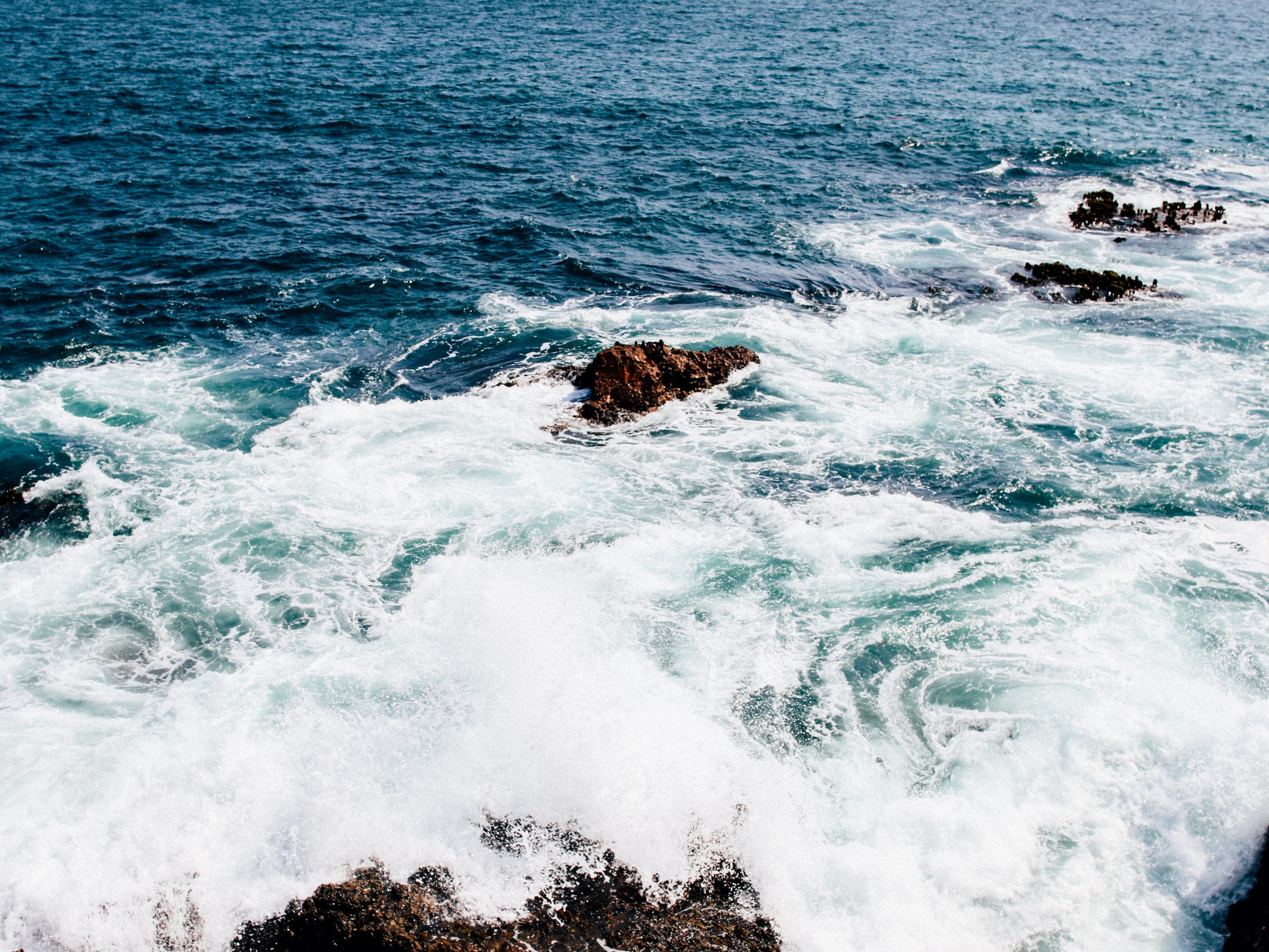cali splash beach front and pacific ocean 4k, HD Wallpaper