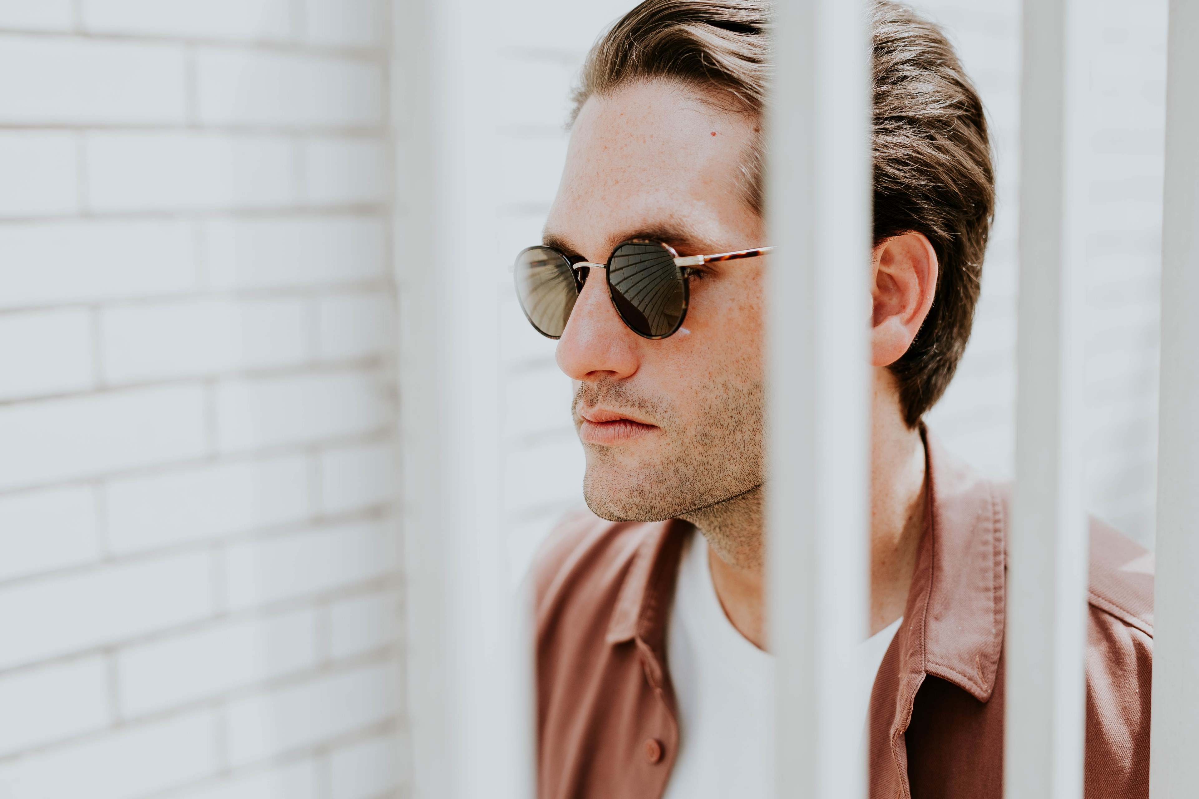 man guy male and sunglasses 4k, HD Wallpaper