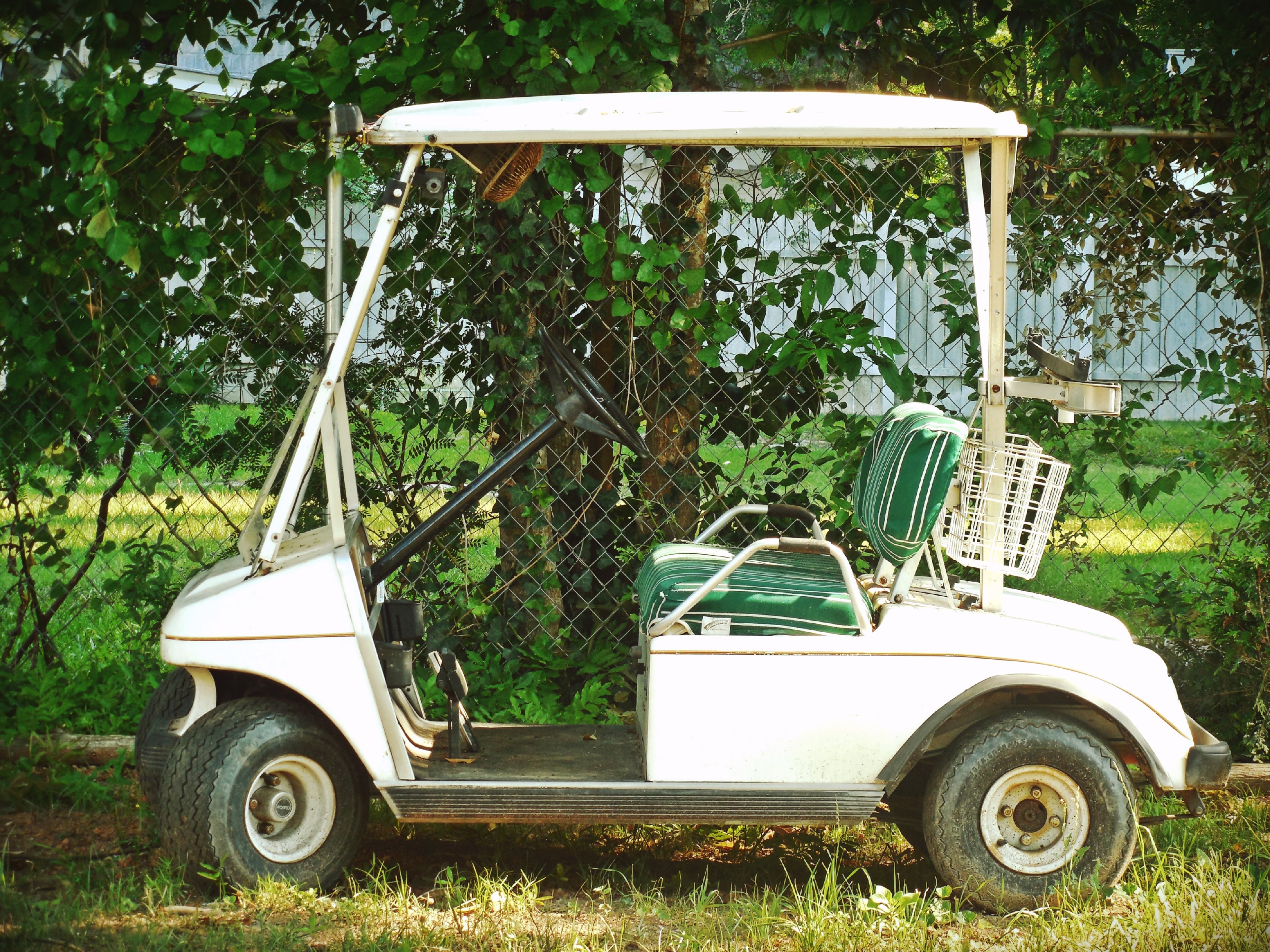 vehicle seat lawn and drive 4k, HD Wallpaper