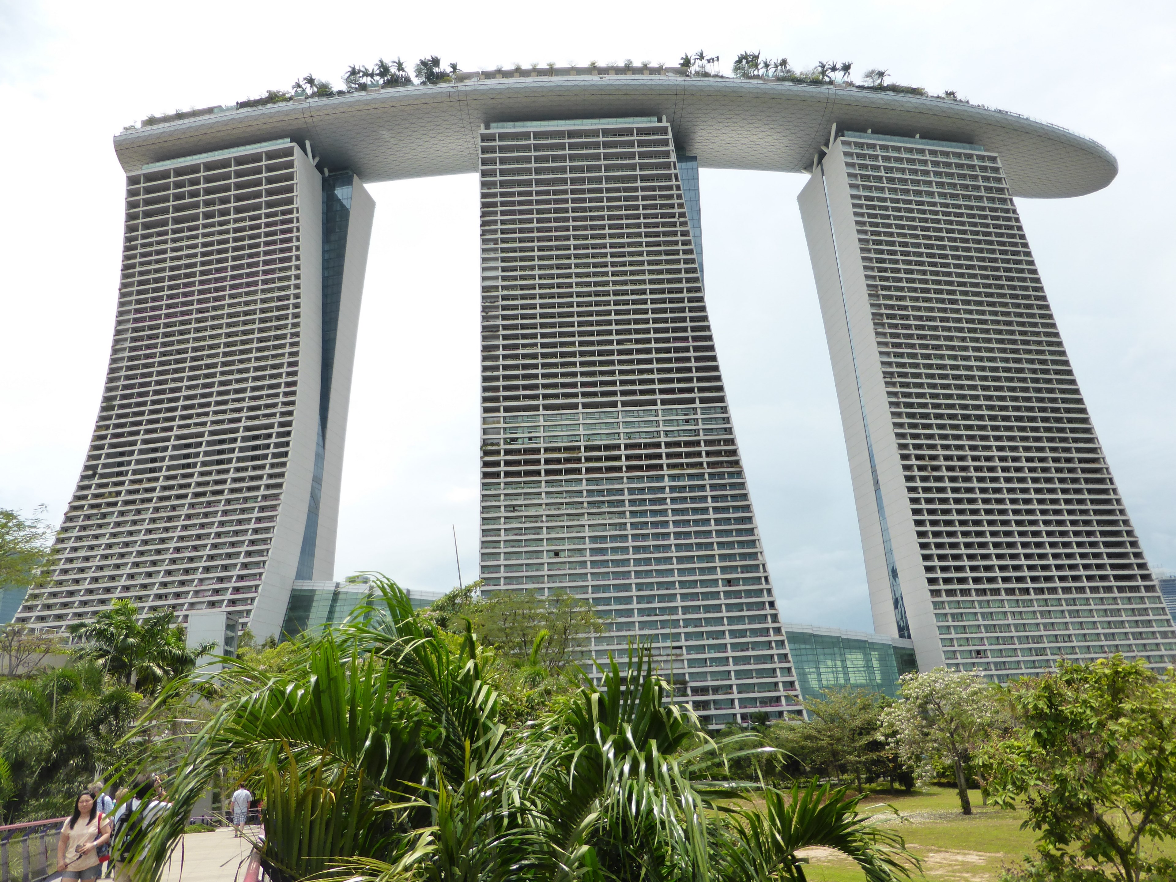 marina bay sands hotel 4k, HD Wallpaper