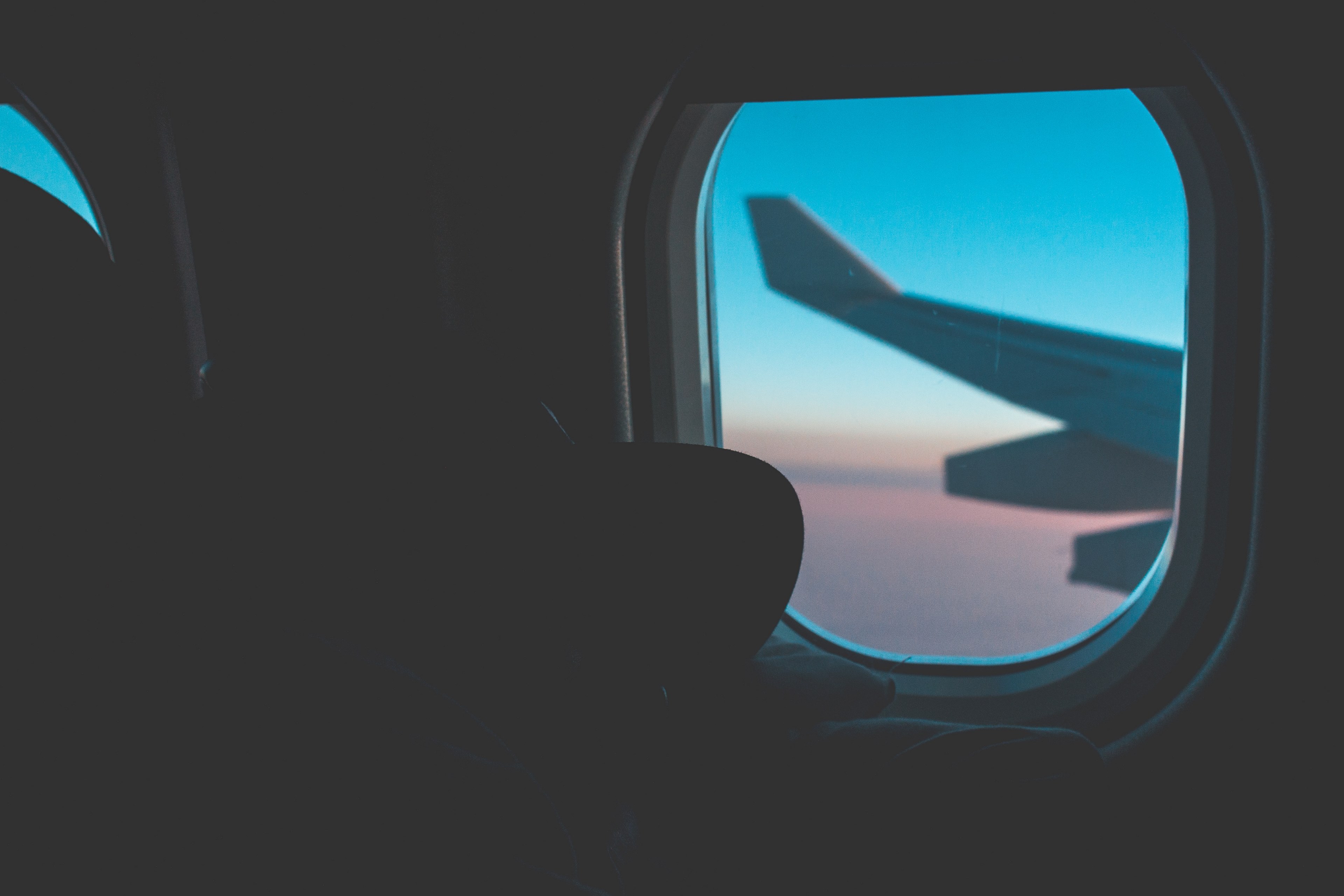window airplane aircraft and plane 4k, HD Wallpaper