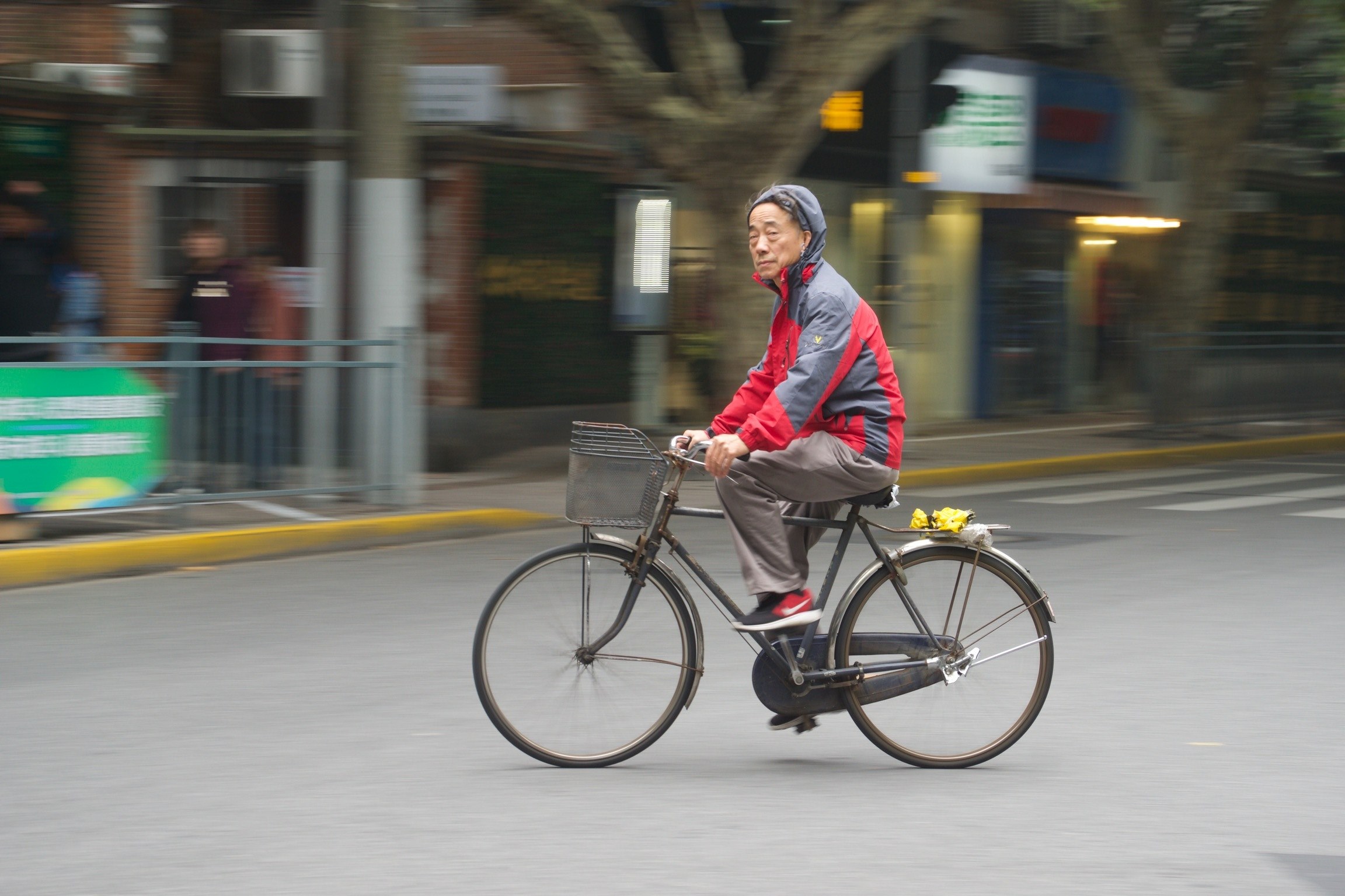 sunday city cycle 4k, HD Wallpaper